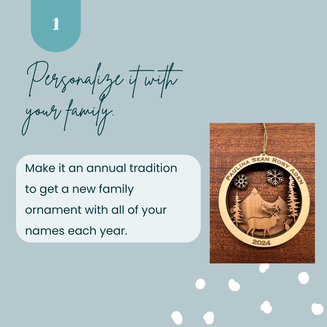 Personalized Wooden Ornament