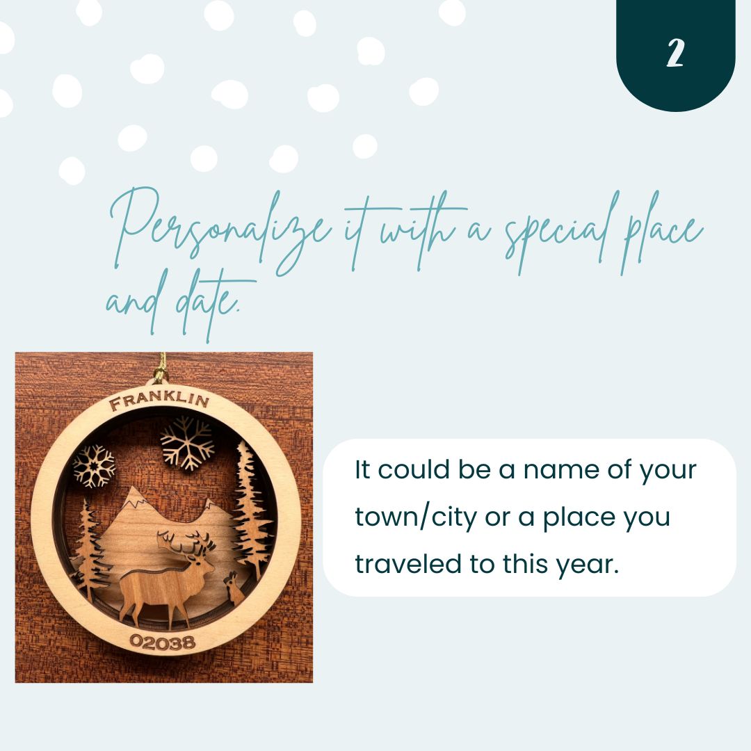 Personalized Wooden Ornament