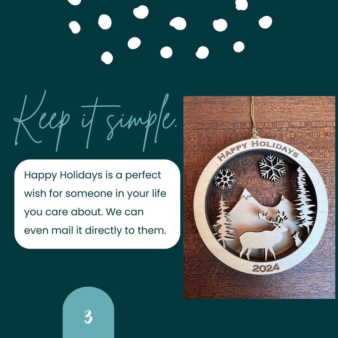 Personalized Wooden Ornament