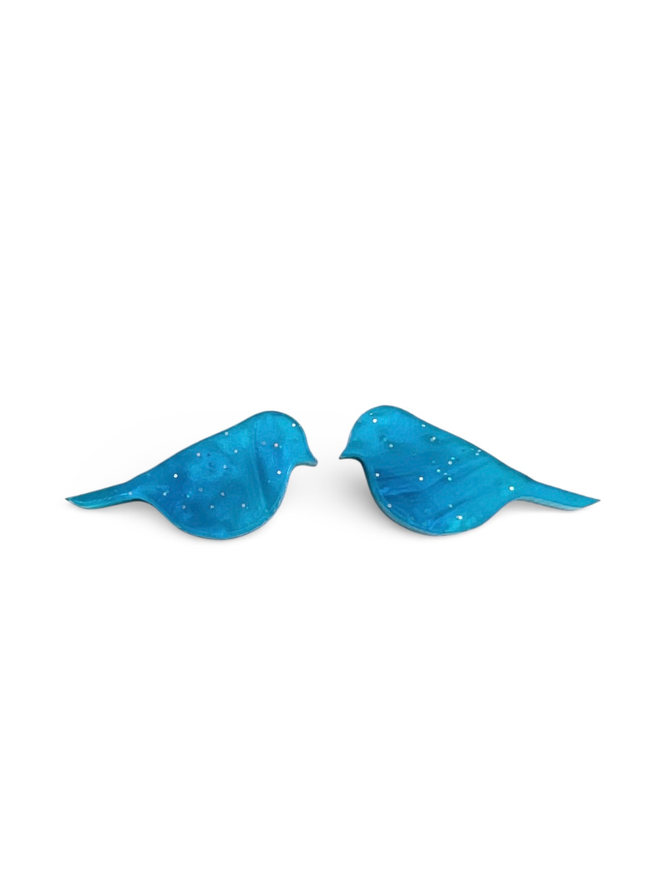 Bluebird Sparkle Stud Earrings