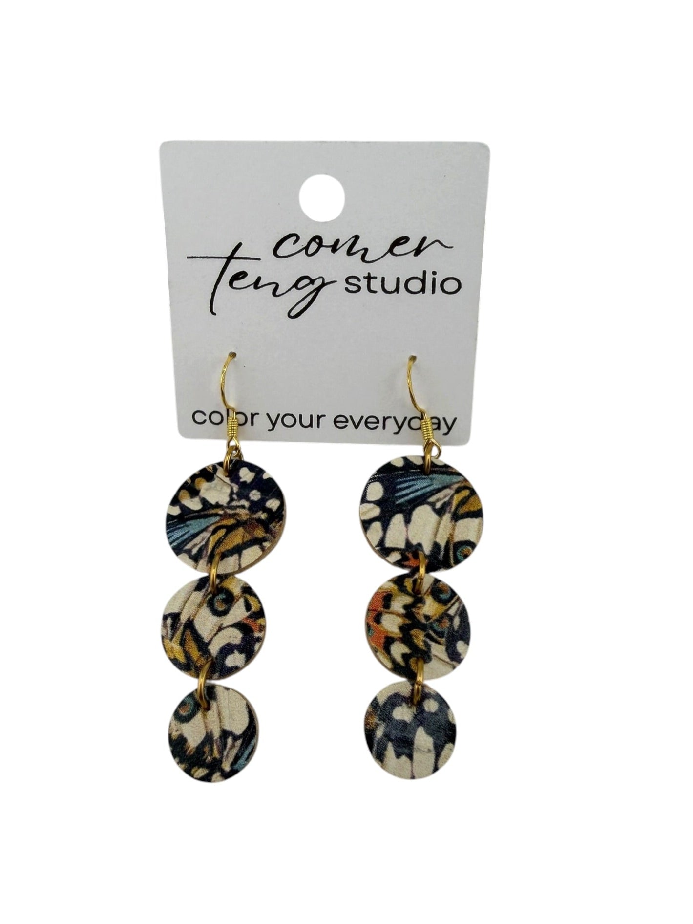 Butterfly Wing Trio Earrings