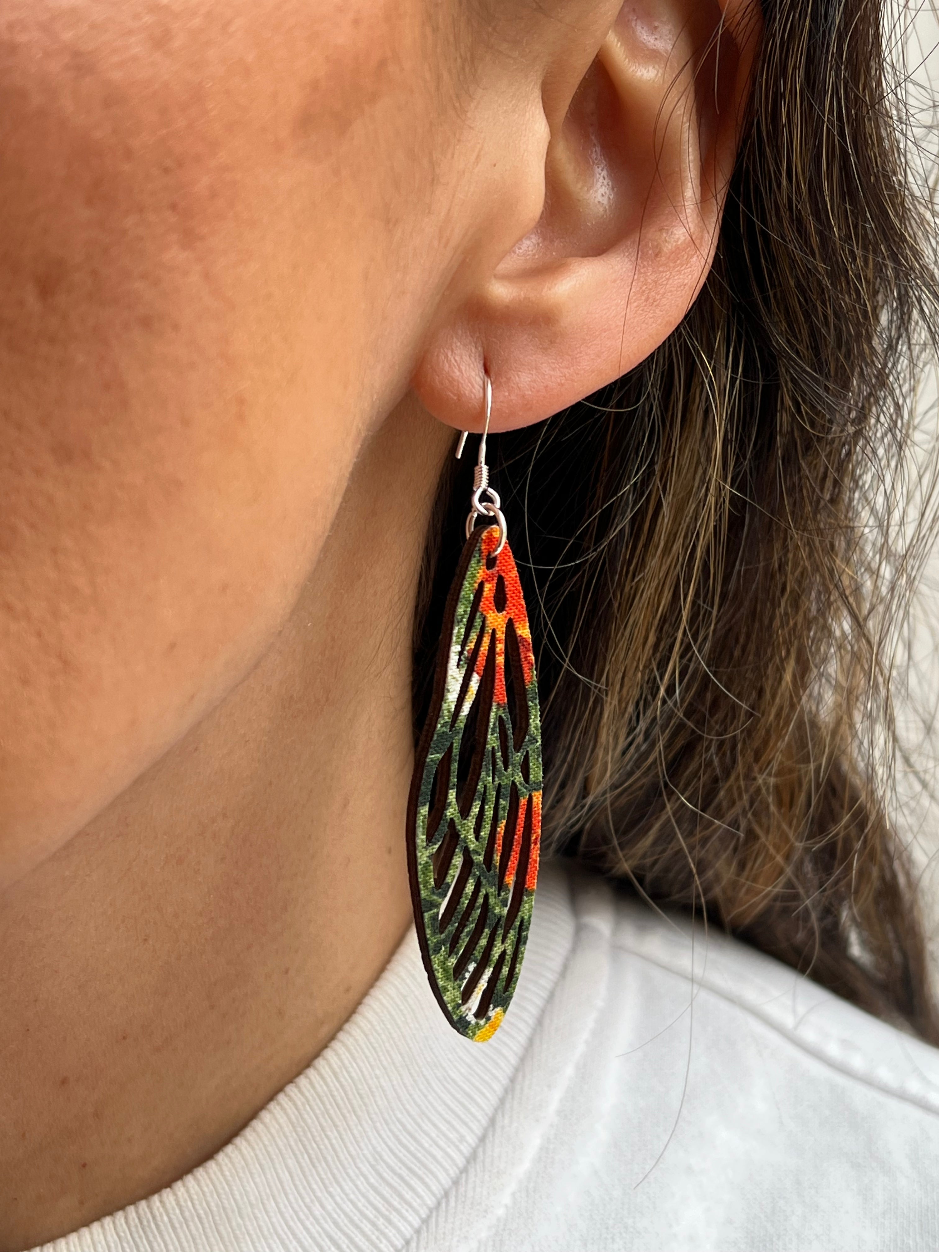 Wings of the Wildwood – Reloved Cicada Earrings