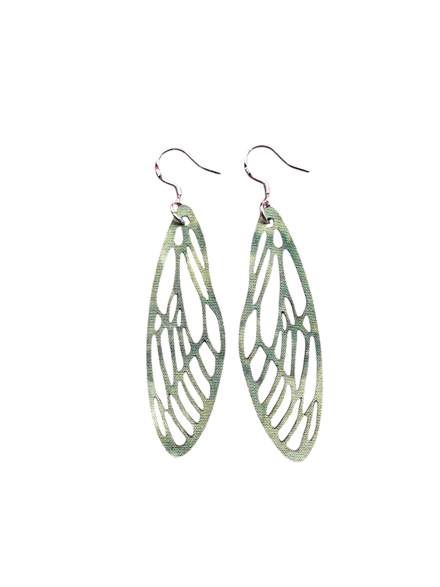 Green Batik Cicada Wing