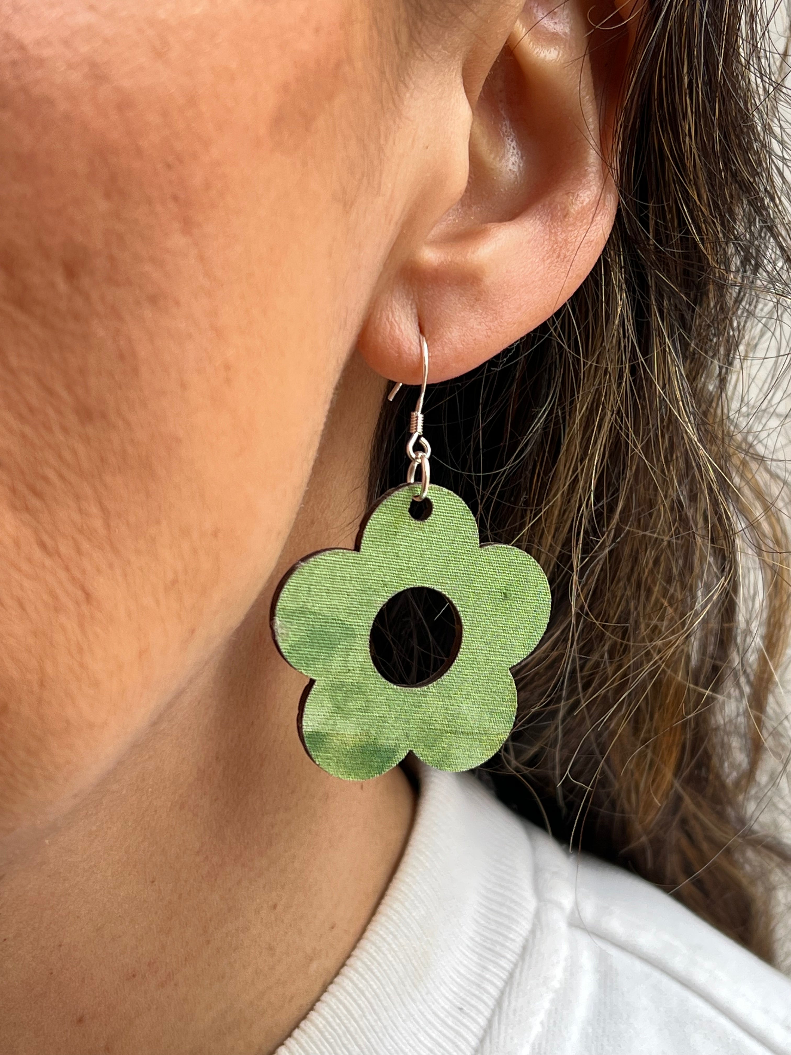 Green Batik Bloom
