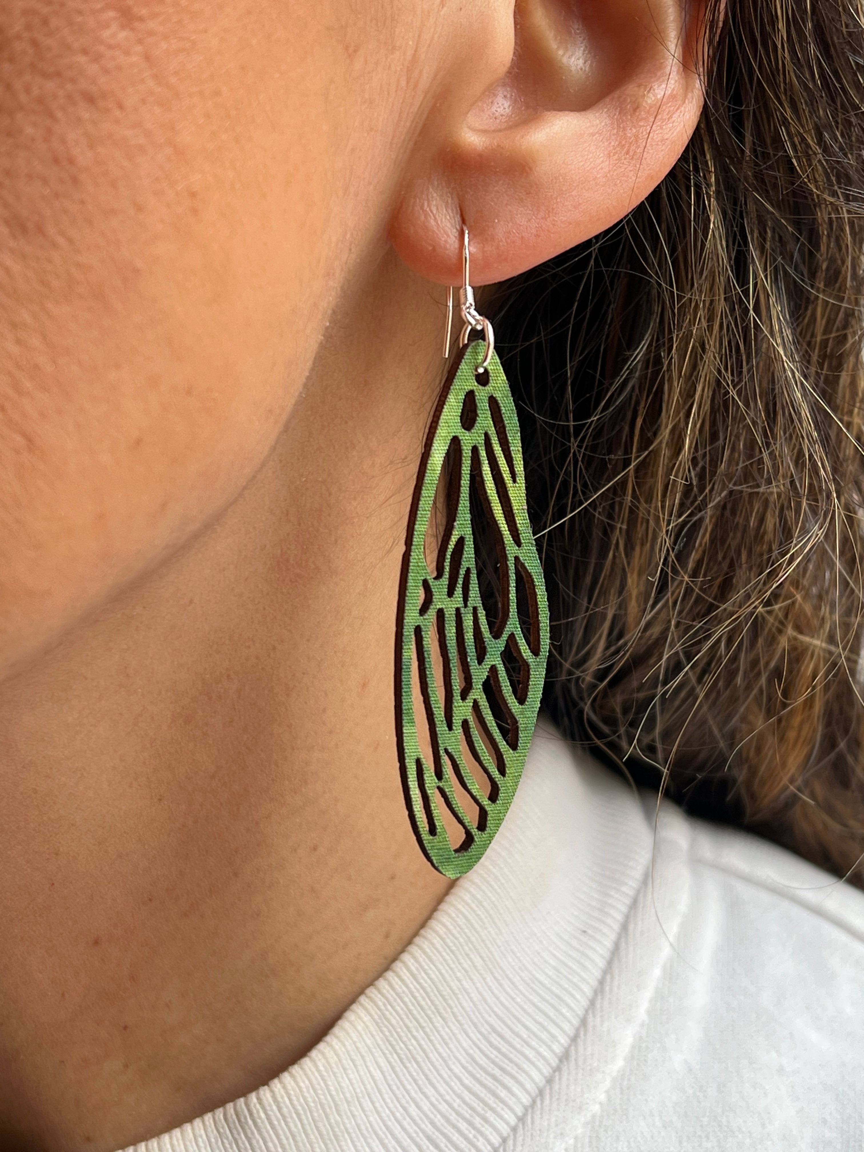 Green Batik Cicada Wing