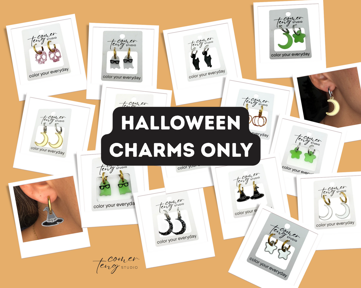 Choose a Pair of Halloween Interchangeable Charms