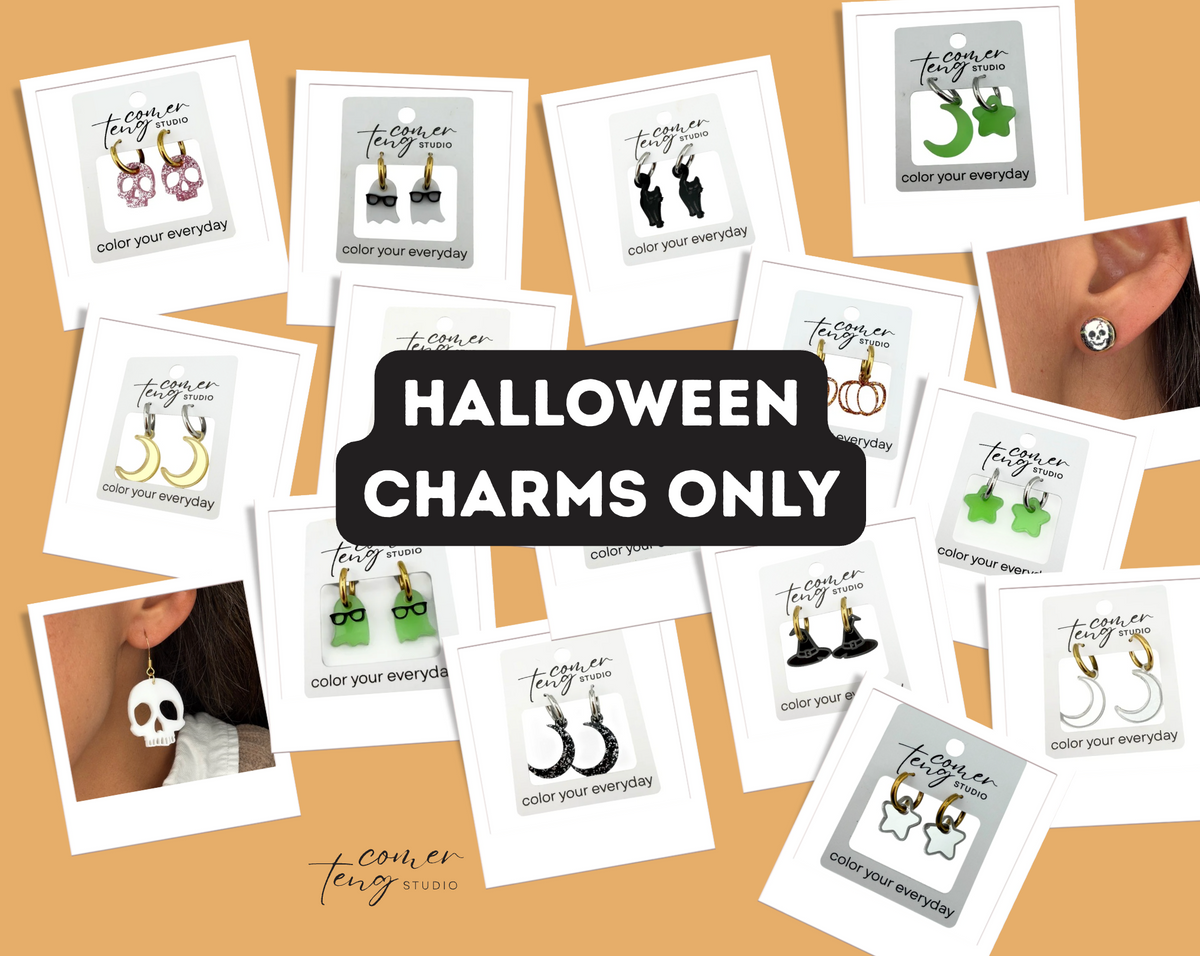 Choose a Pair of Halloween Interchangeable Charms