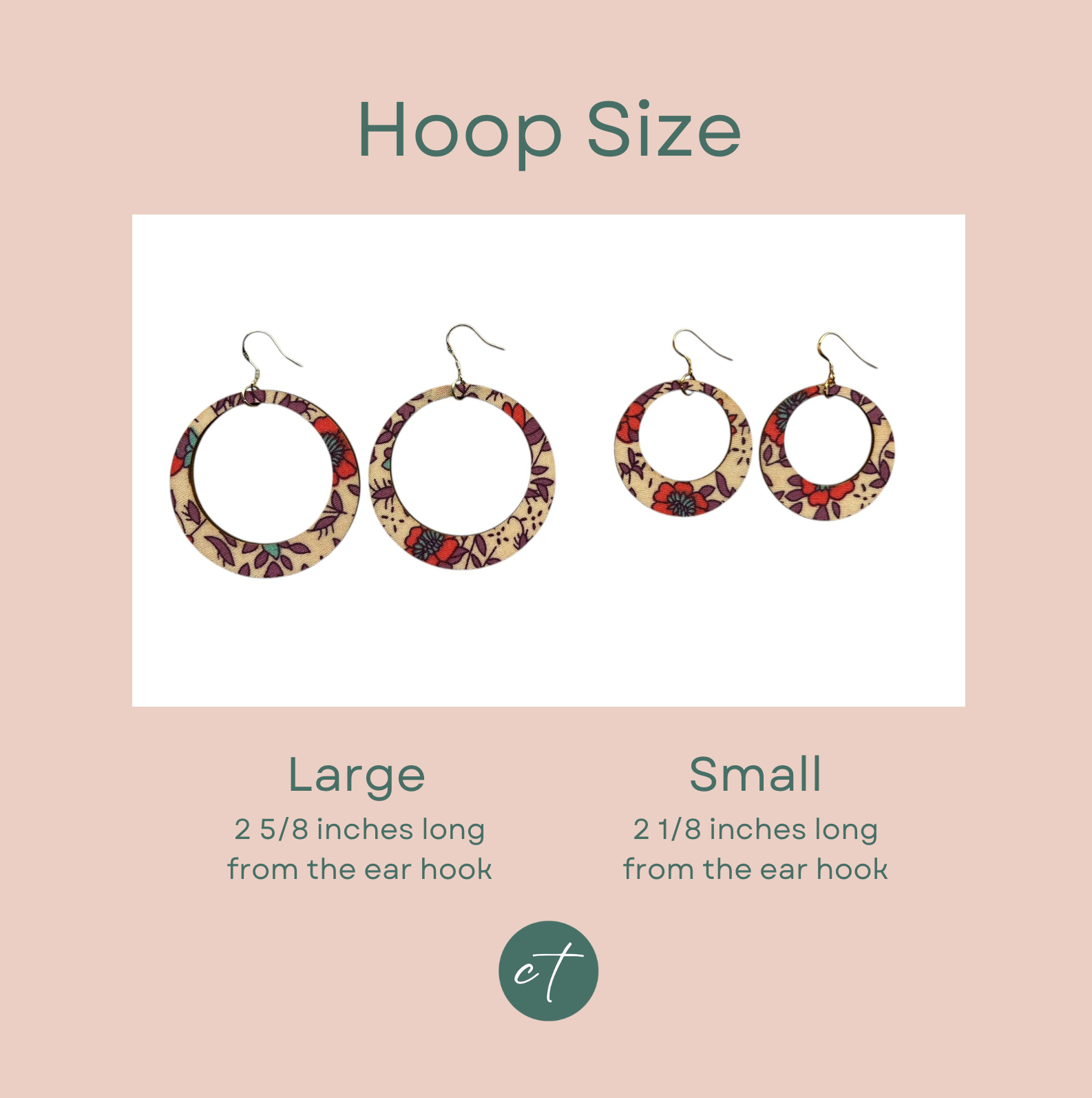 Purple Batik Hoop