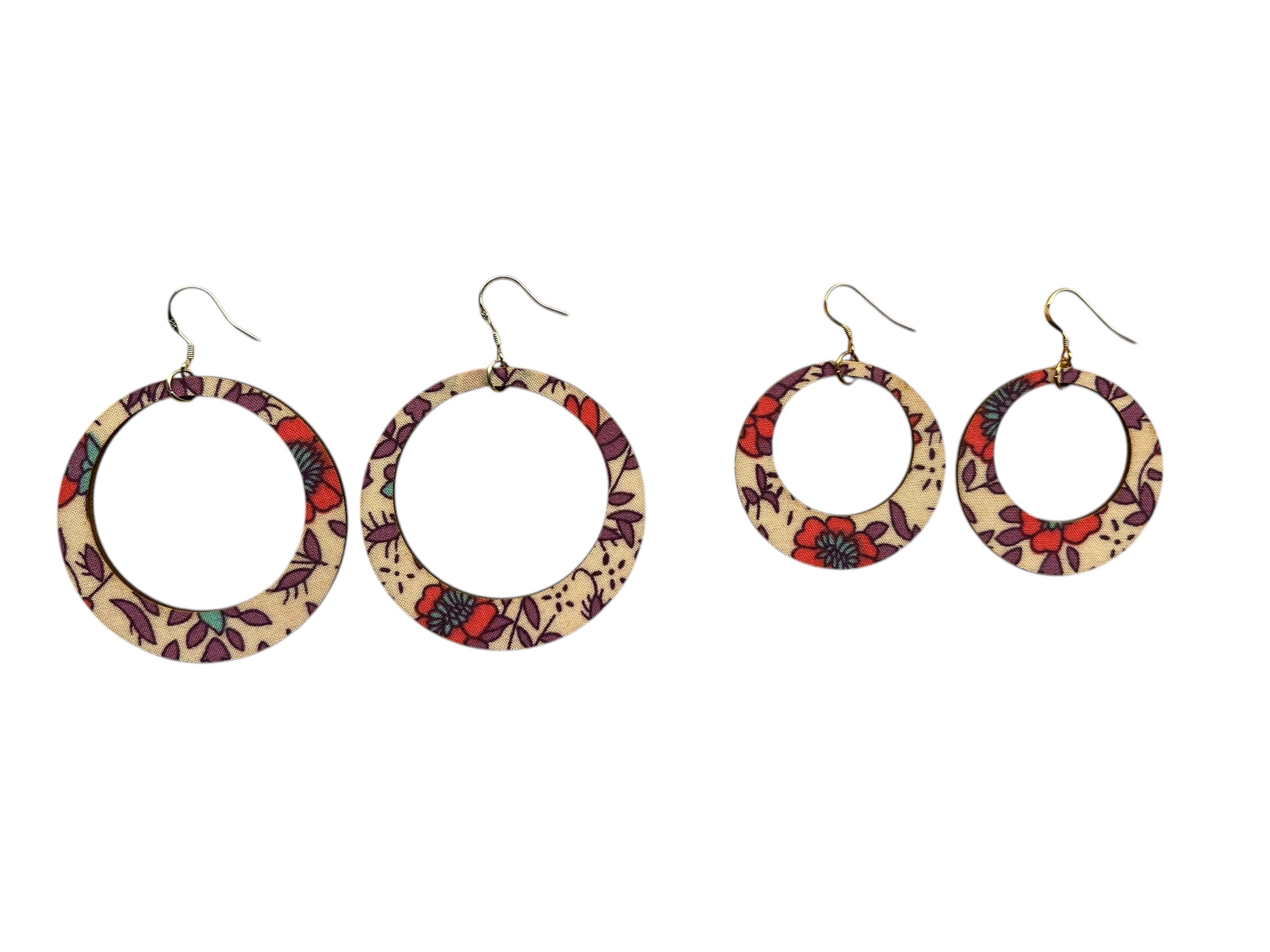Boho Floral Hoop