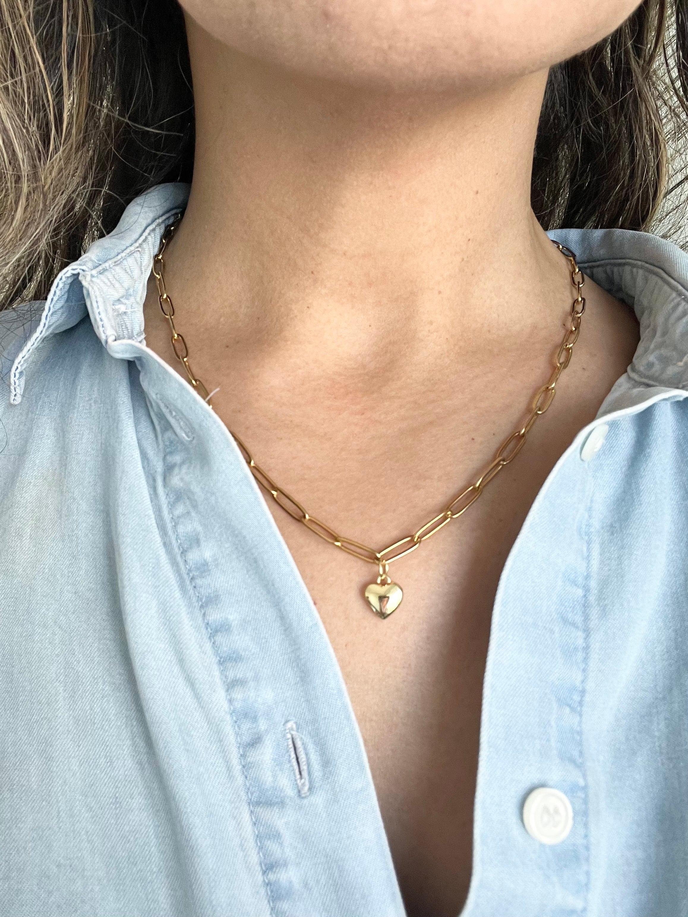 Gold Plated Charlotte Chain Necklace