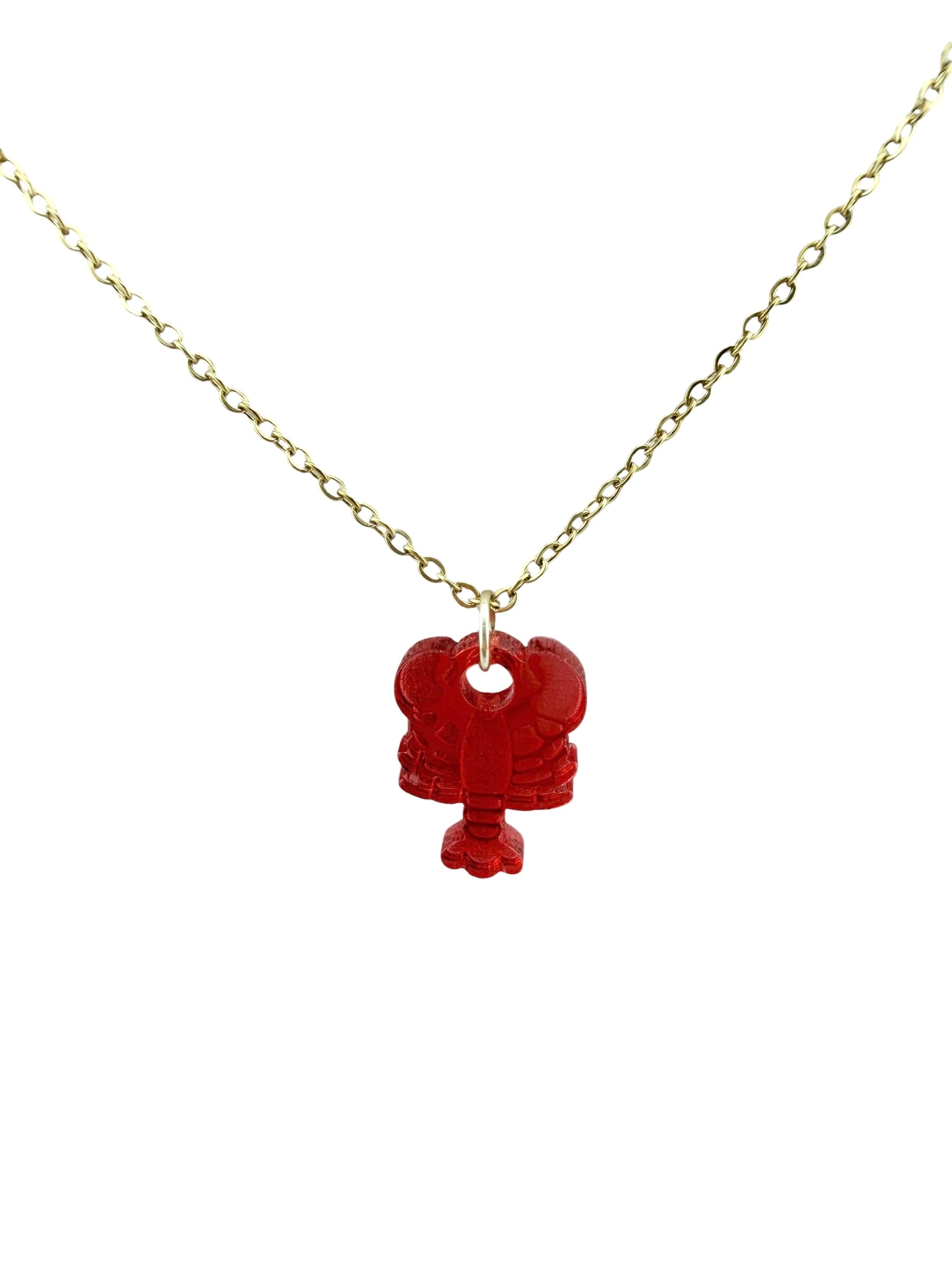 Lobster Charm Necklace