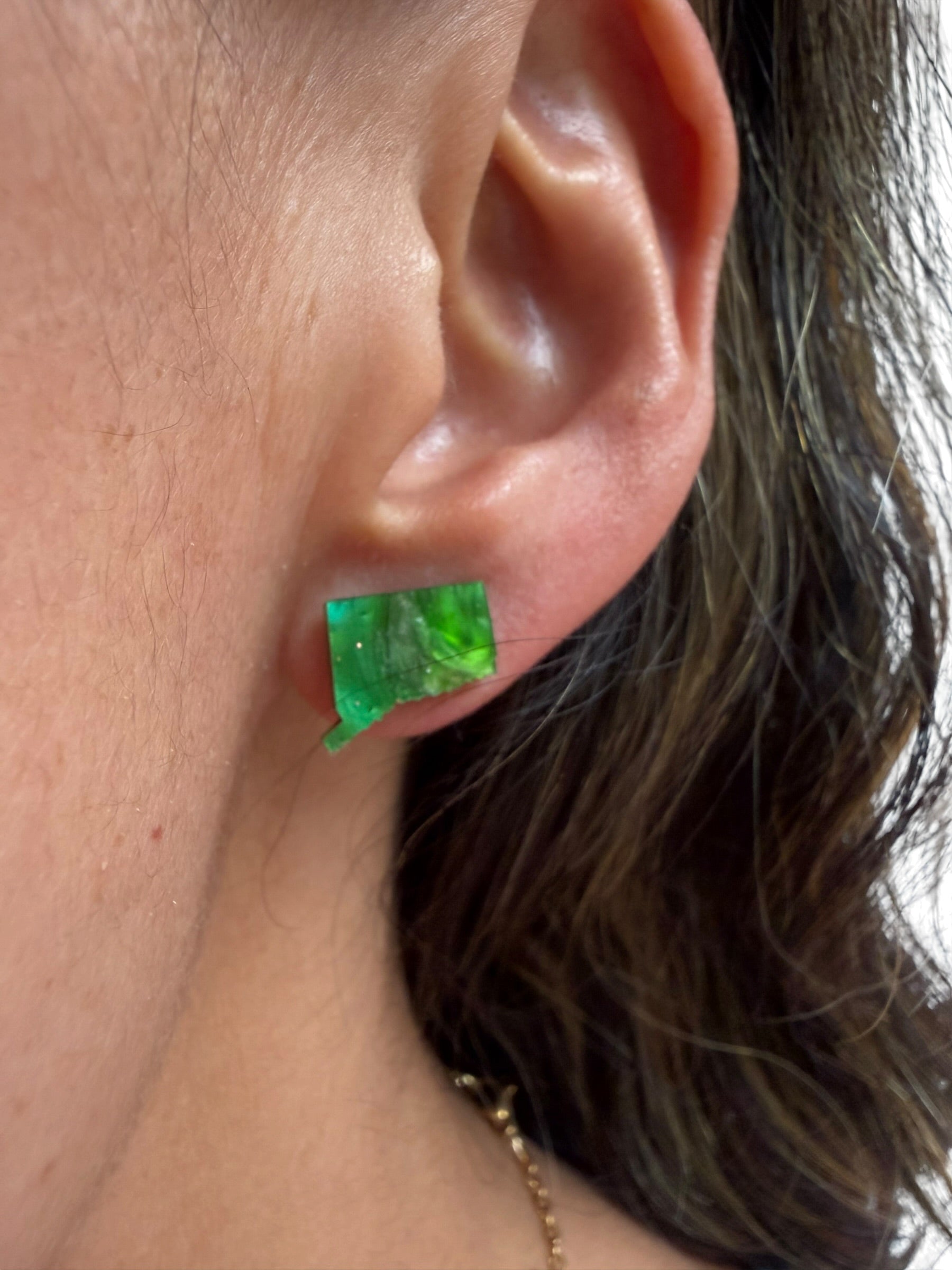 New England State Stud Earrings