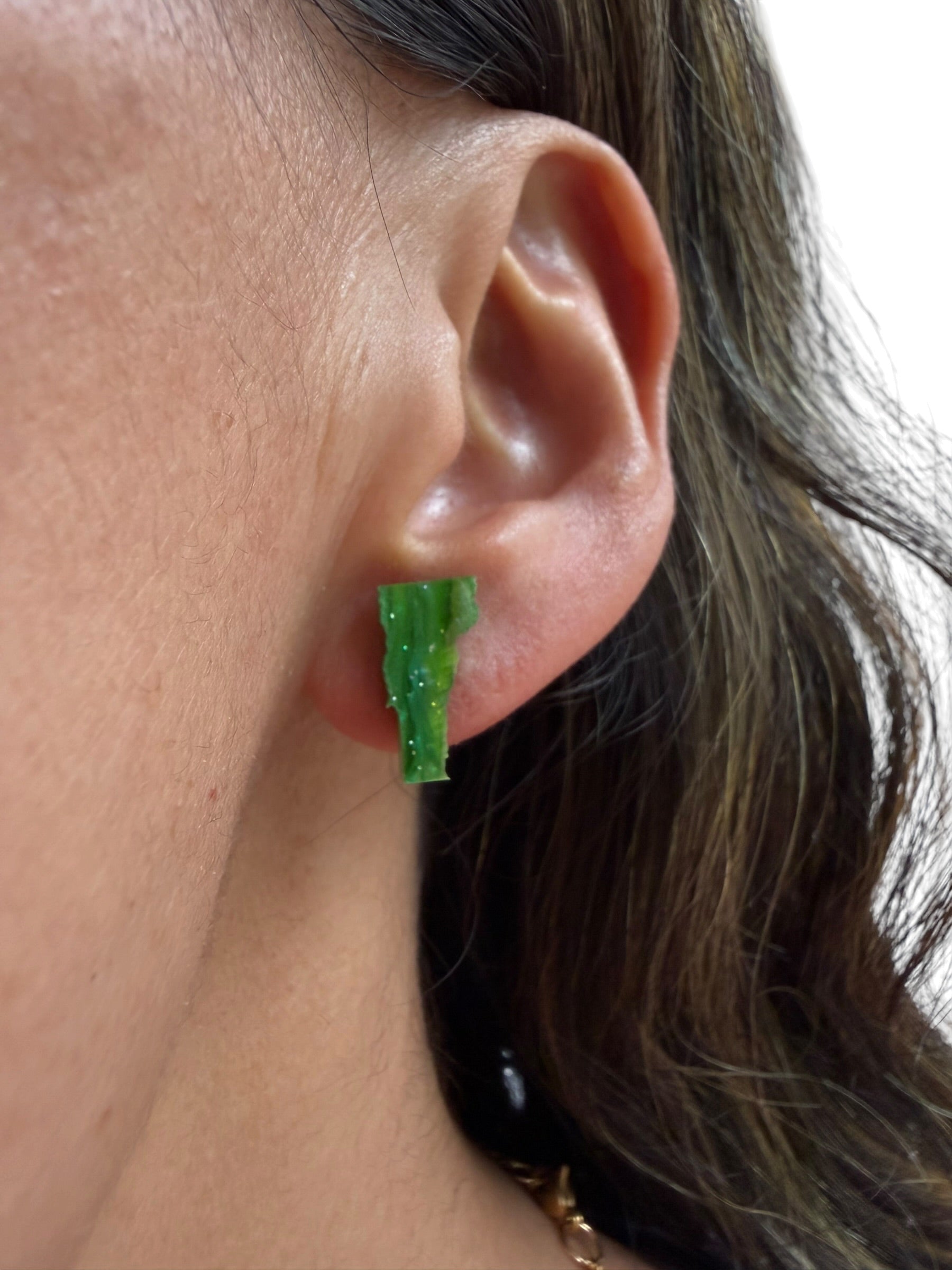 New England State Stud Earrings