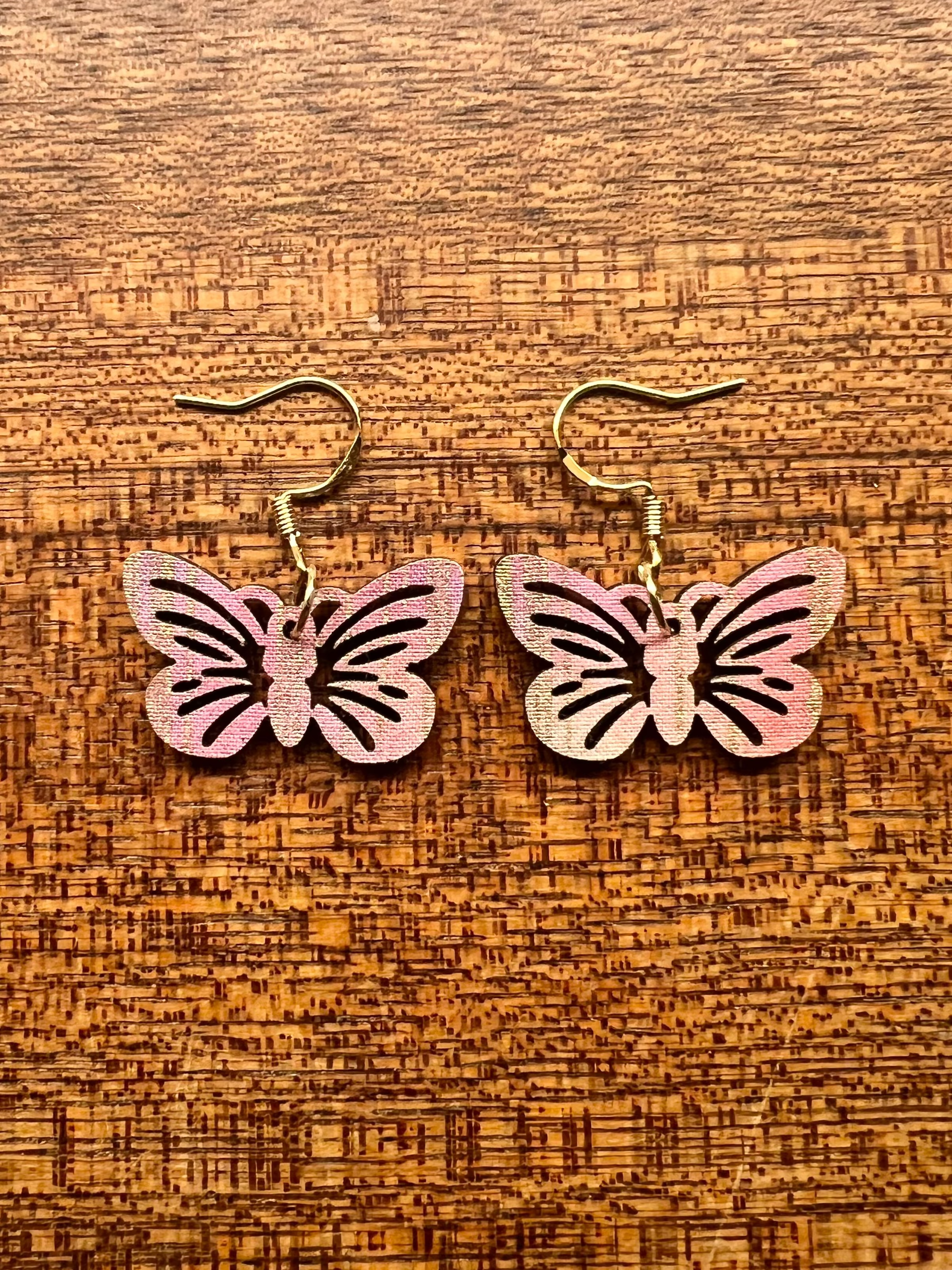 Upcycled Petite Flutter Earrings