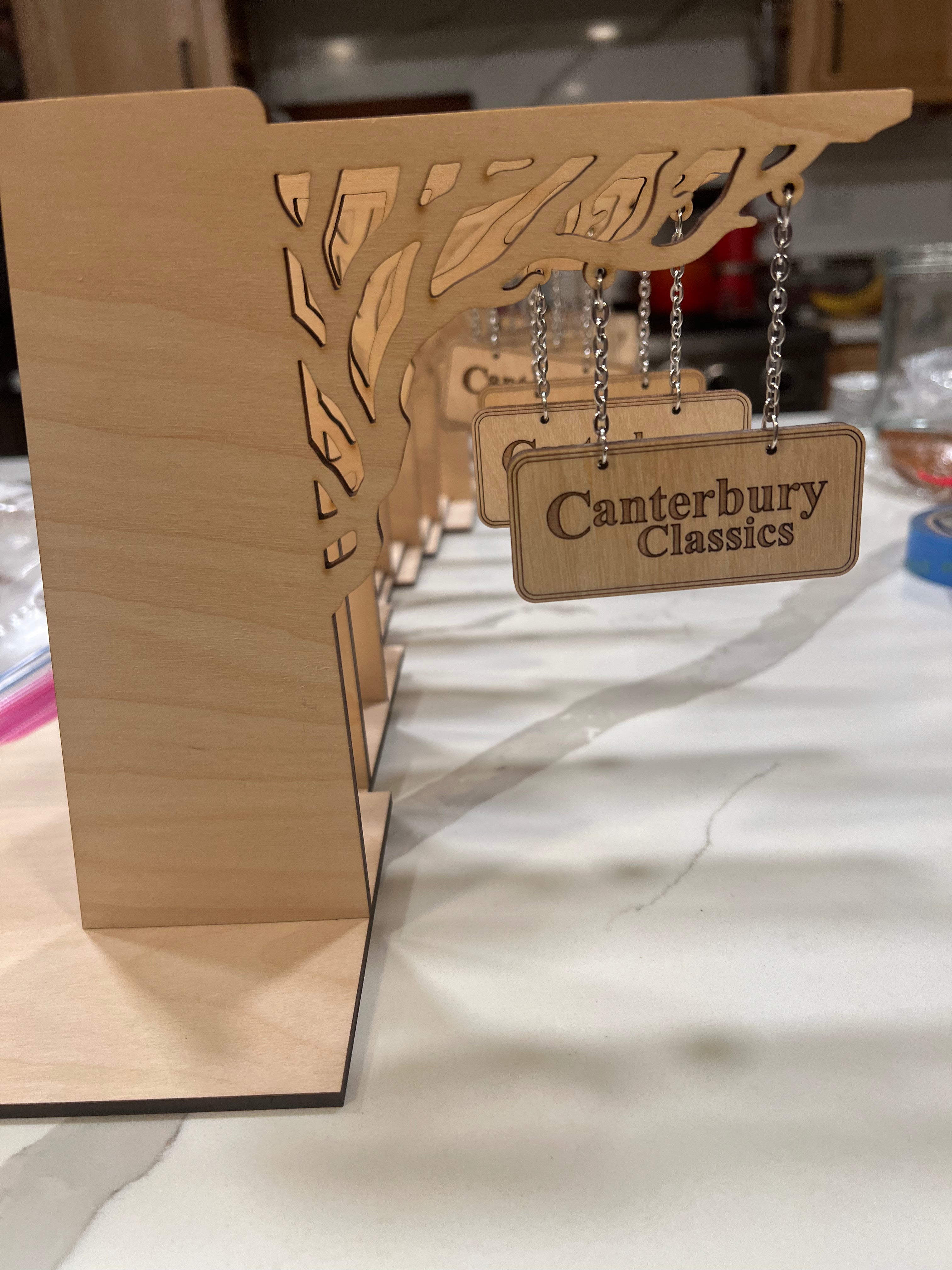 Personalized Wooden Bookshelf Tree Sign