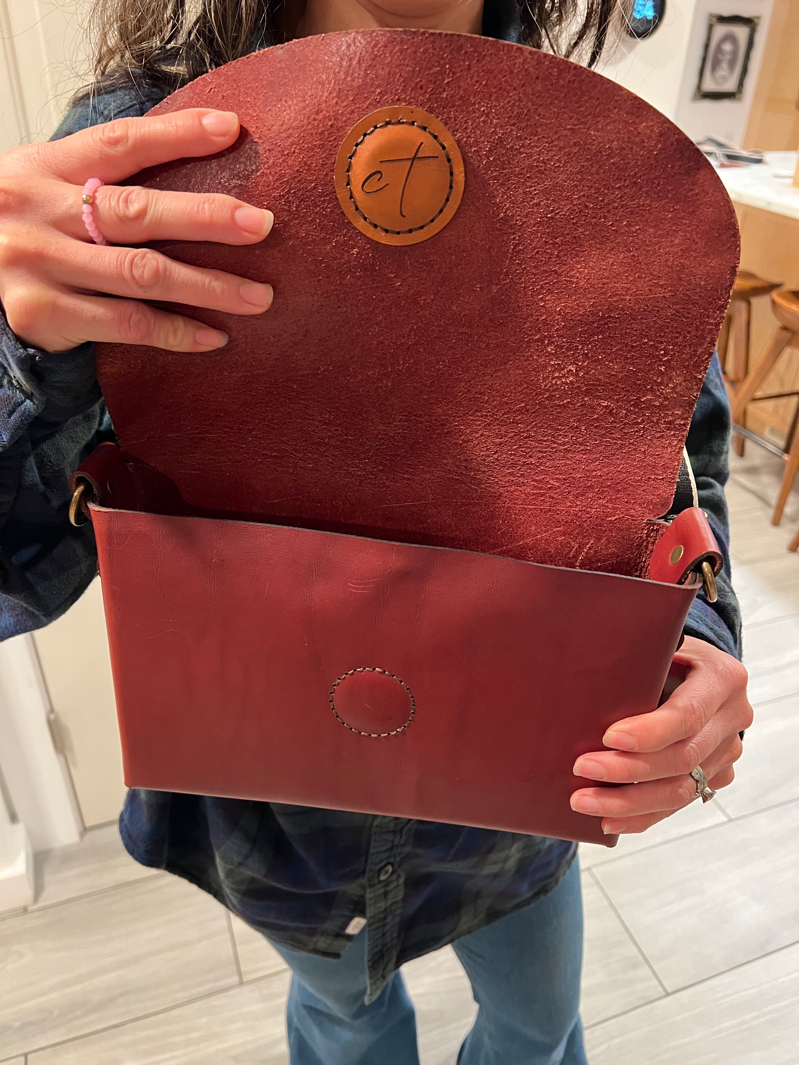 Leather Crossbody Bag