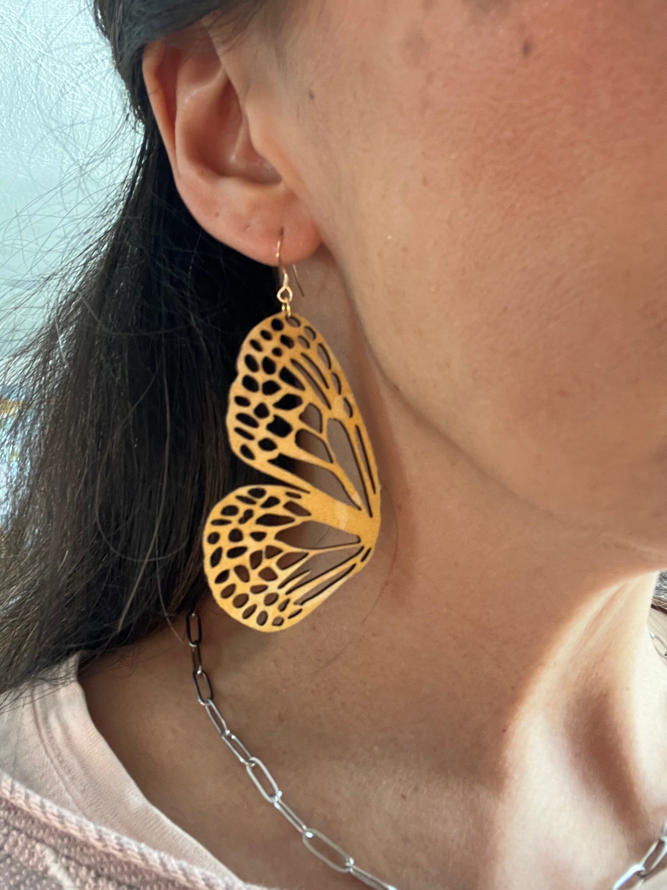 Yellow Batik Butterfly Wing
