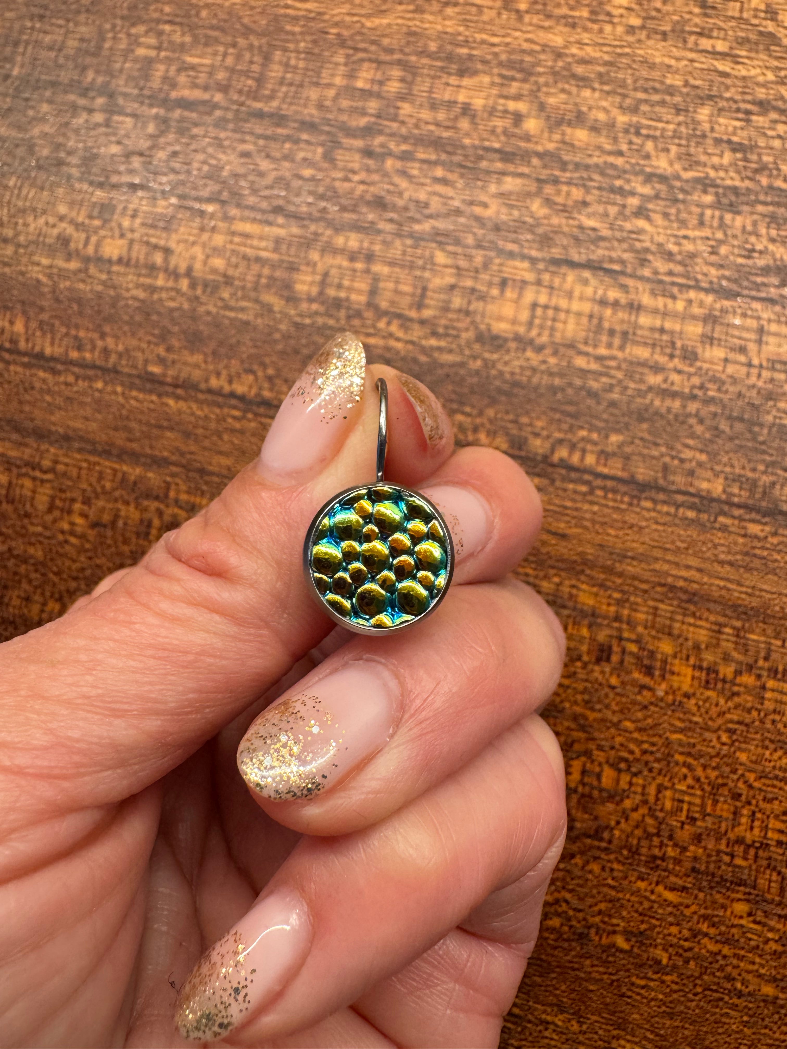 Sparkle Leverback Earrings