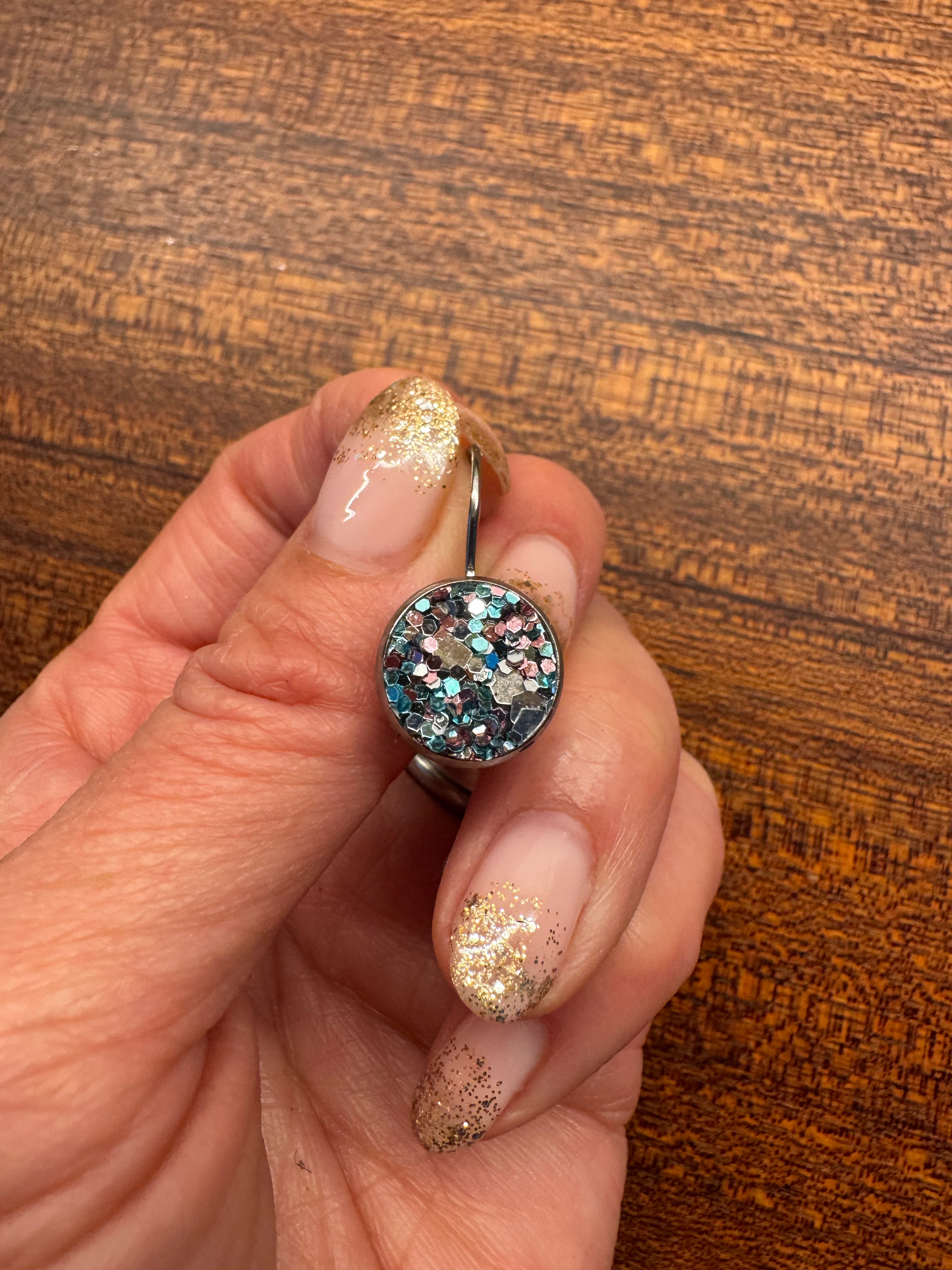 Sparkle Leverback Earrings