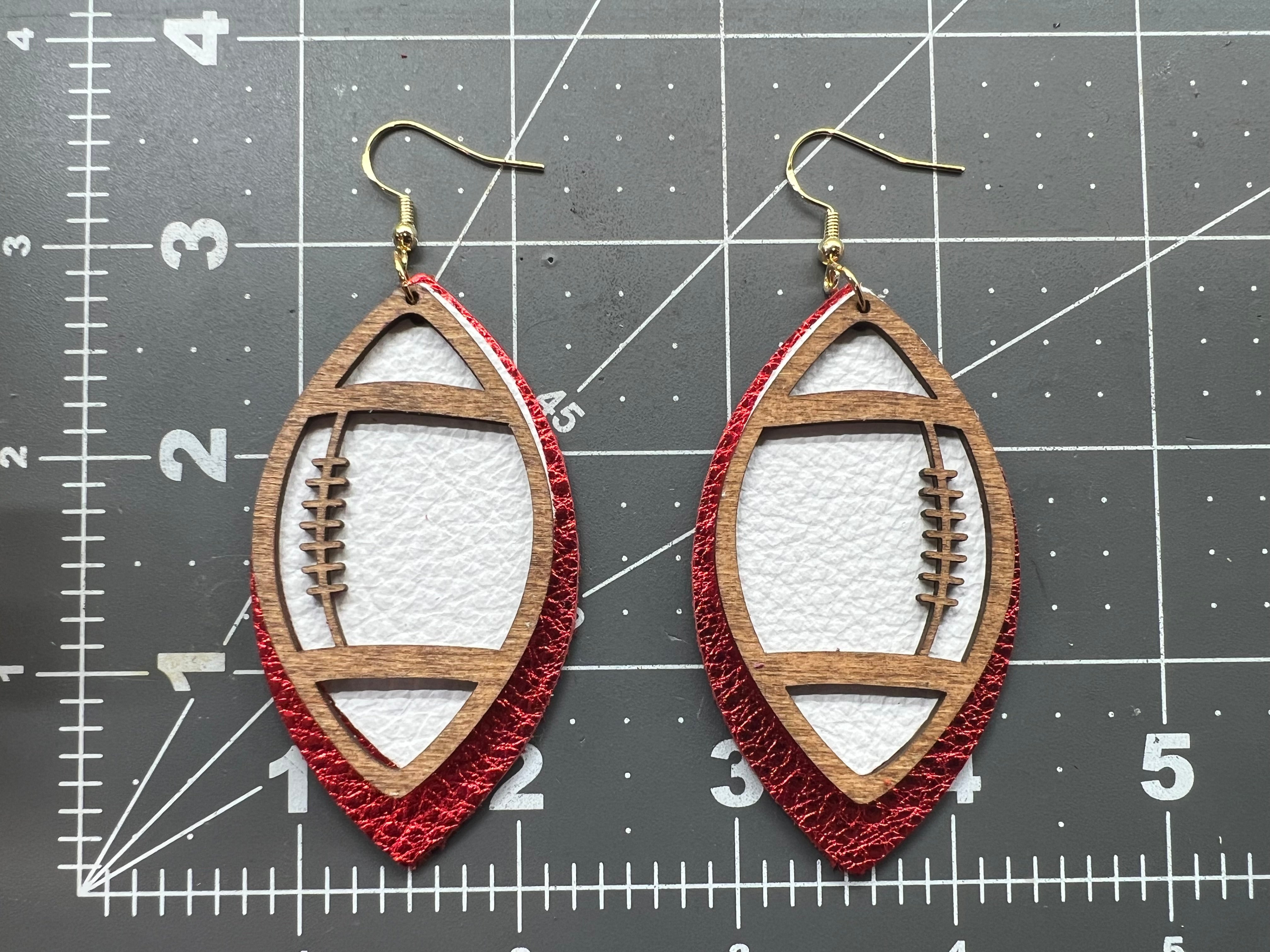 Football Earrings