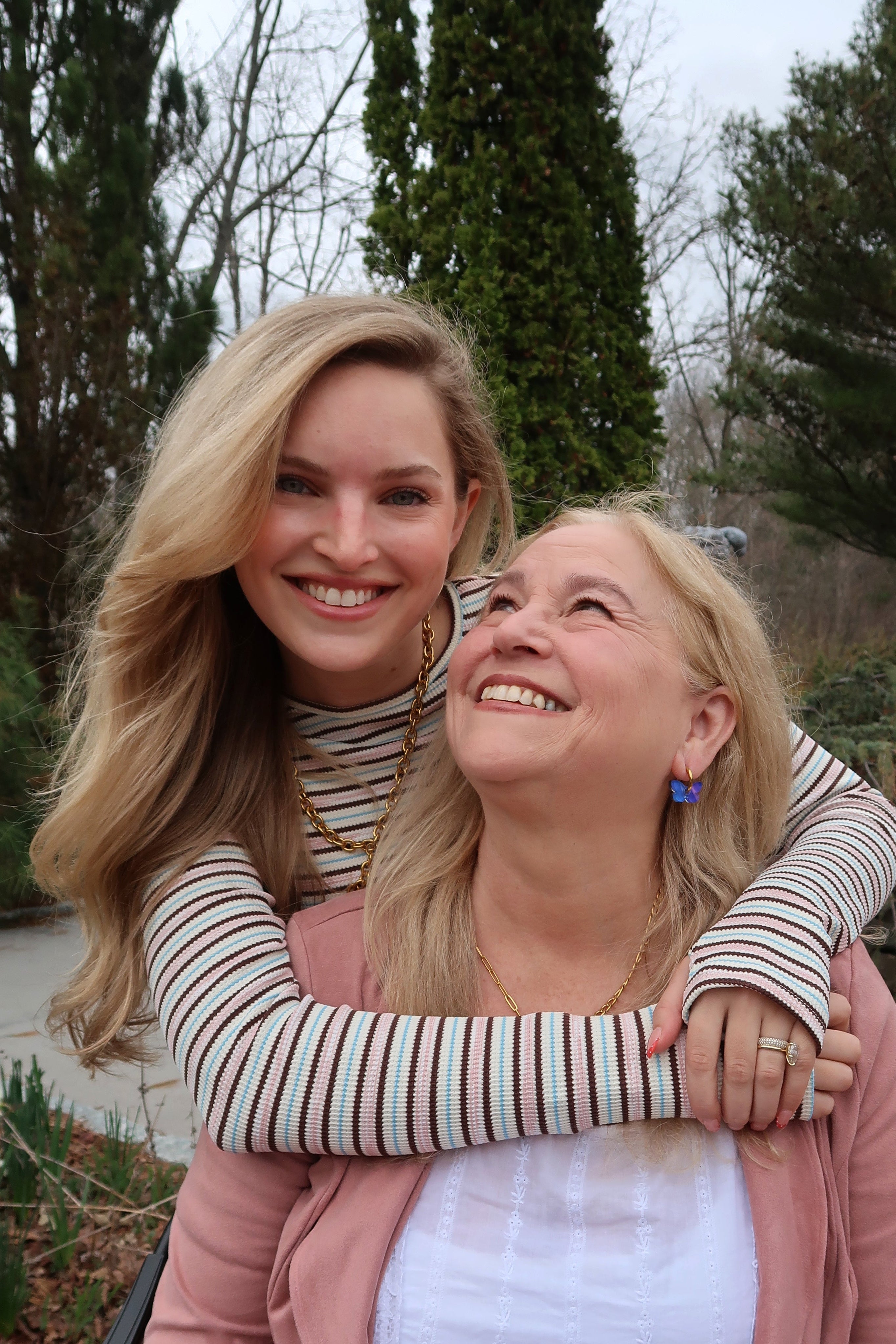 With Love Heart Charm Jewelry Set (Necklace + Hoops)