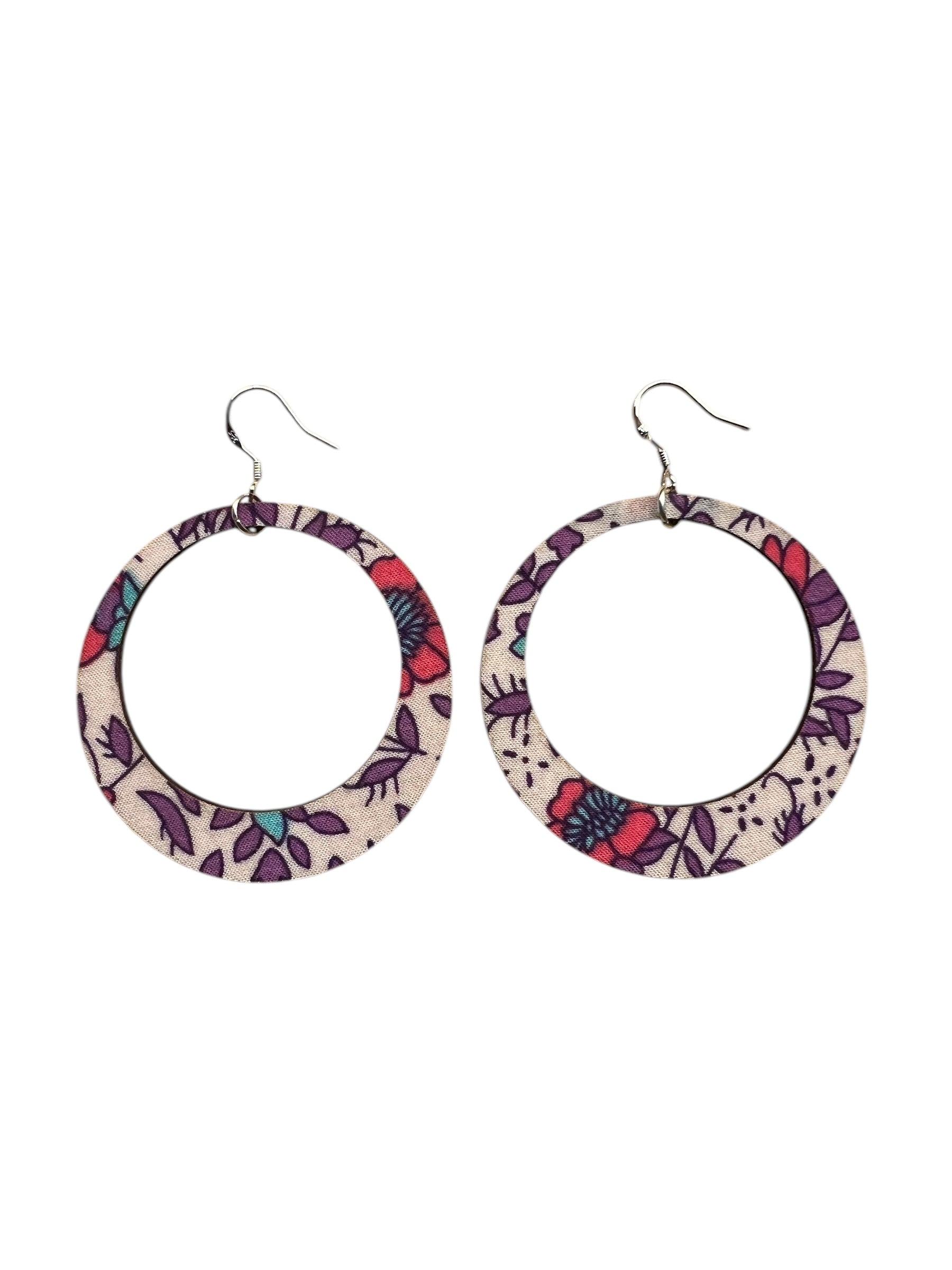 Boho Floral Hoop