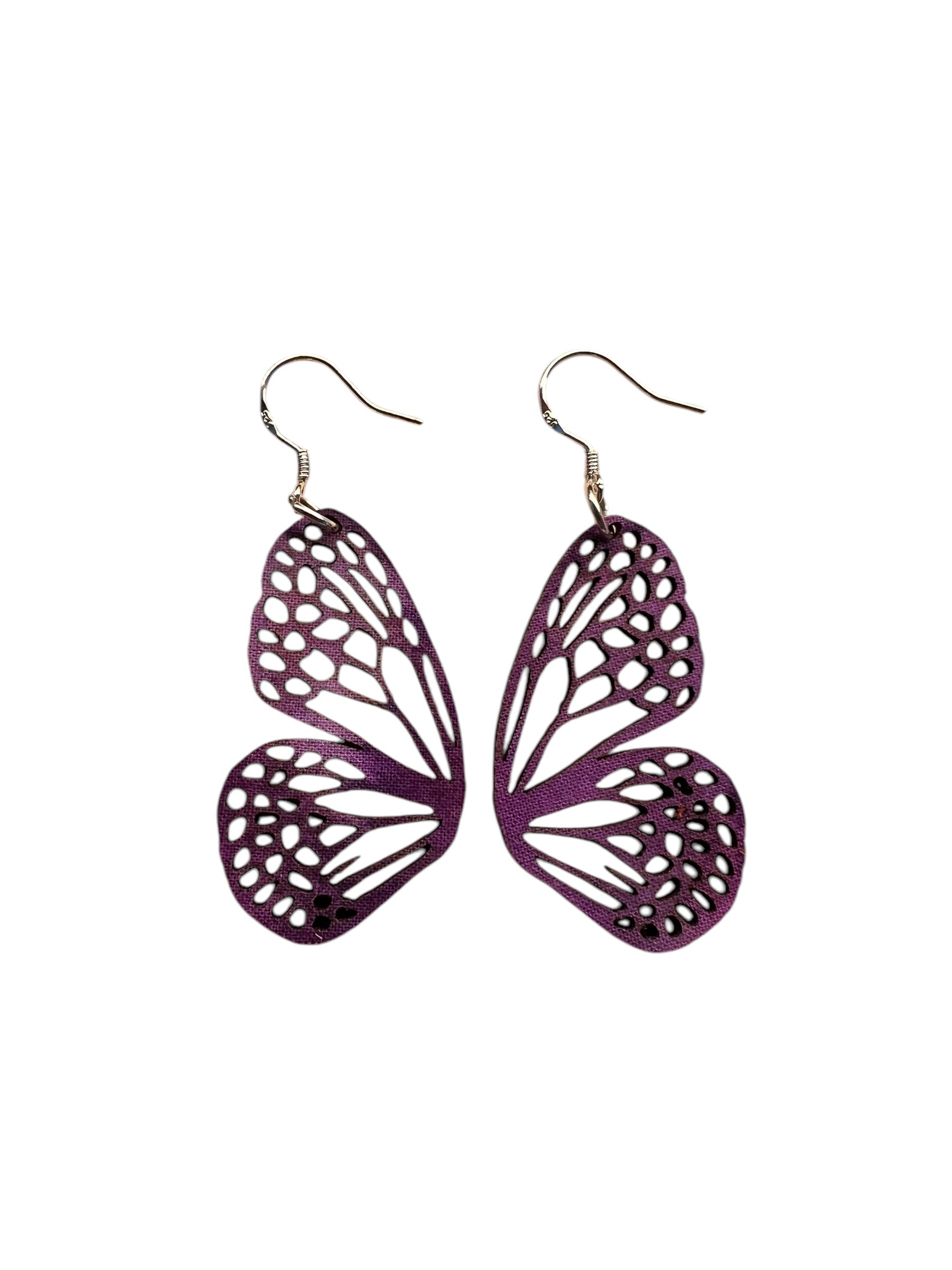 Purple Batik Butterfly Wing
