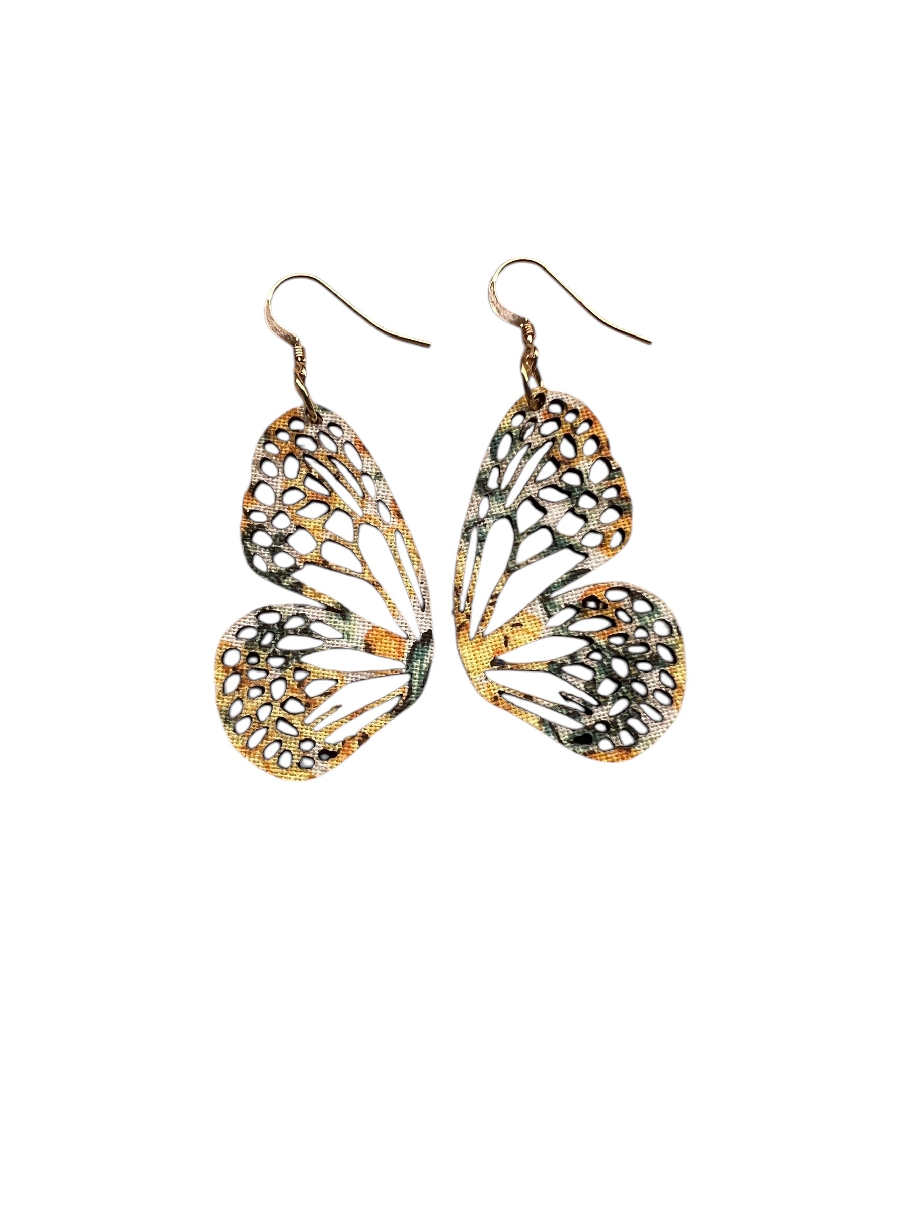 Solaria Bloom Butterfly Wing Earrings