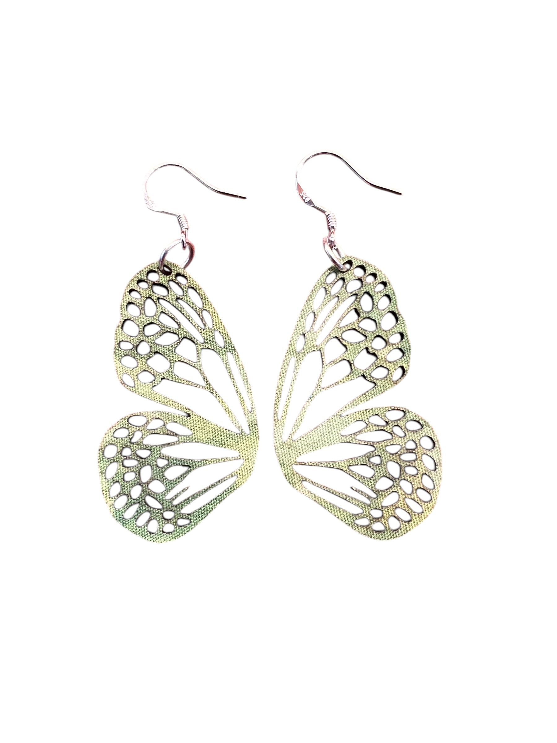 Green Batik Butterfly Wing