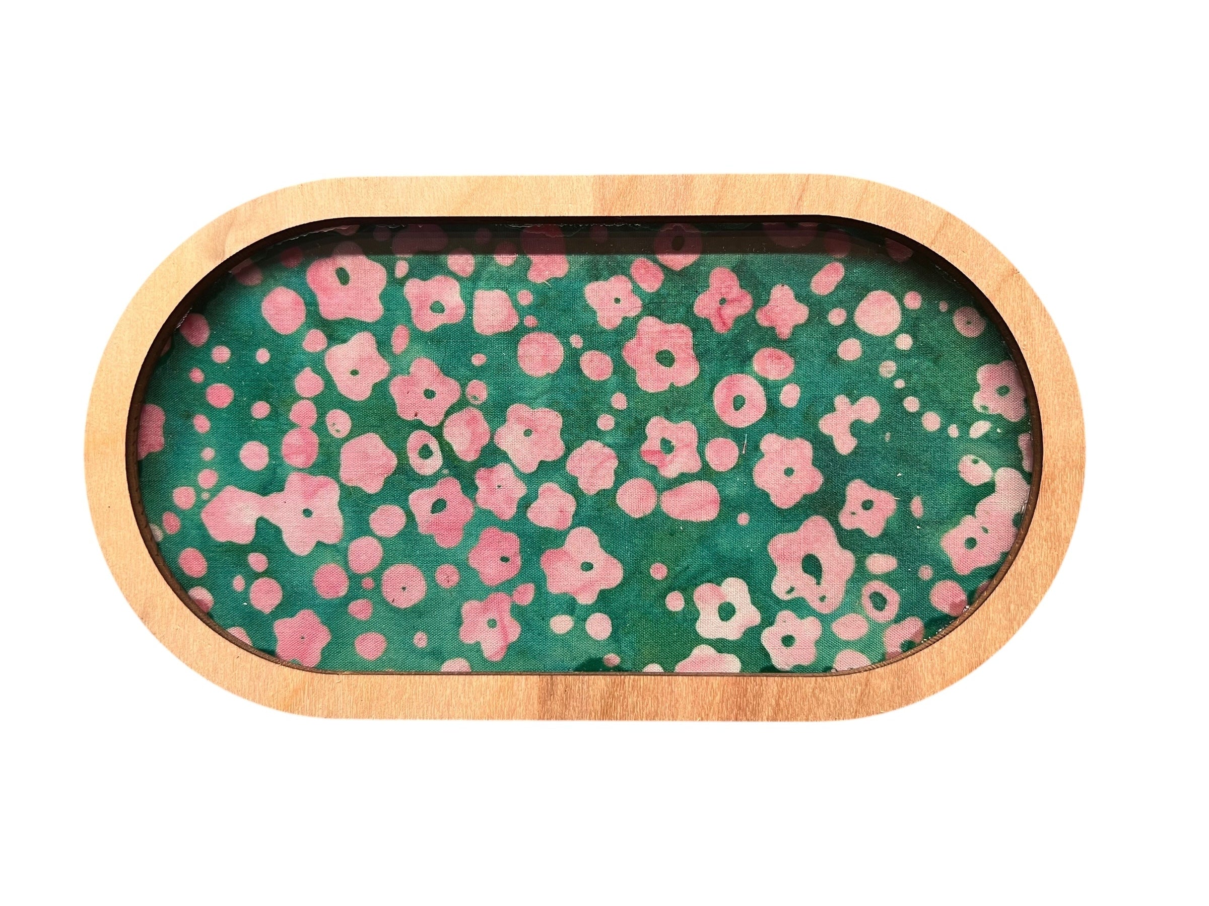 Everyday Keepsake Tray – Green & Blush Floral