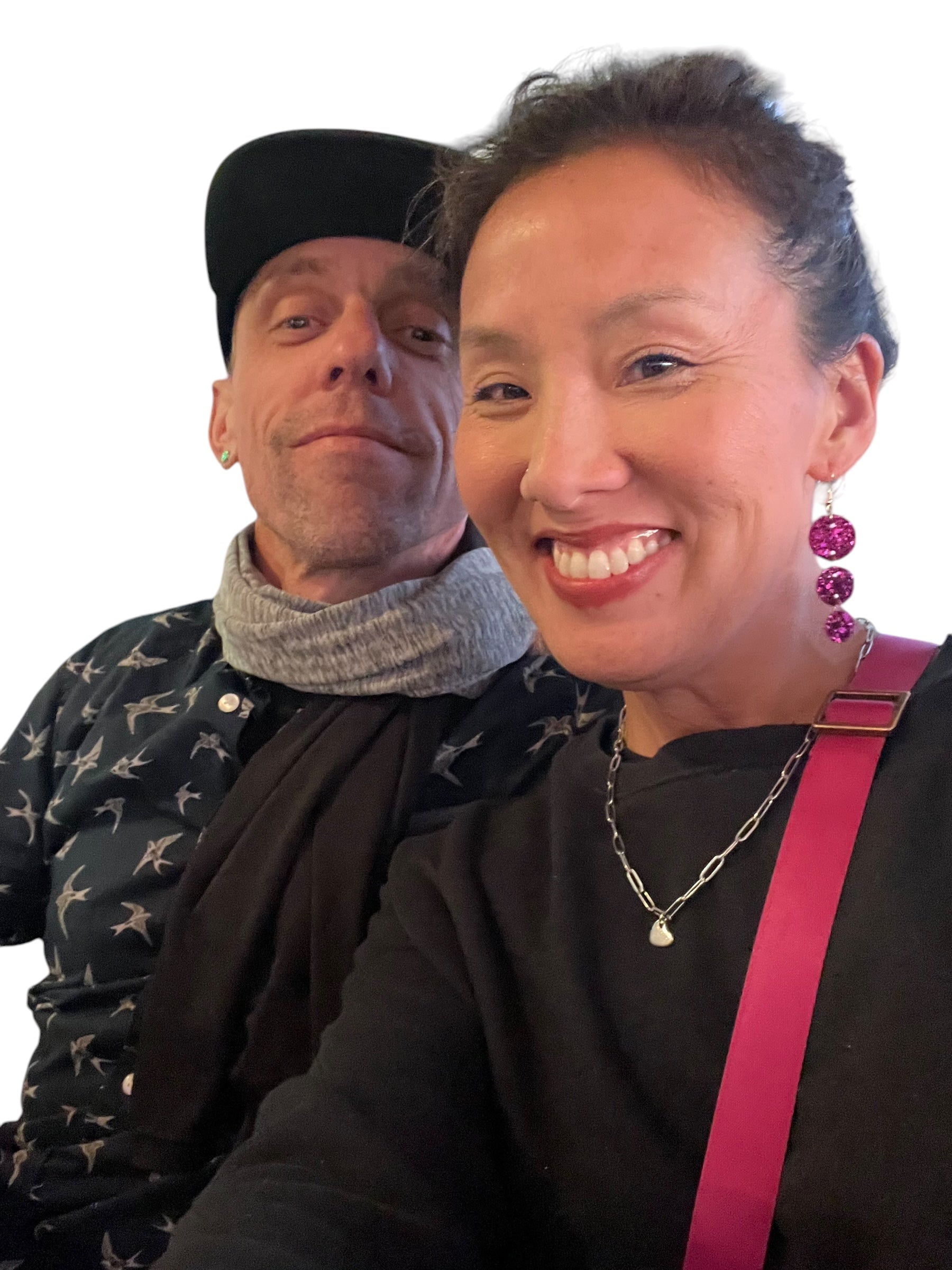 Pink Sparkle Trio Earrings