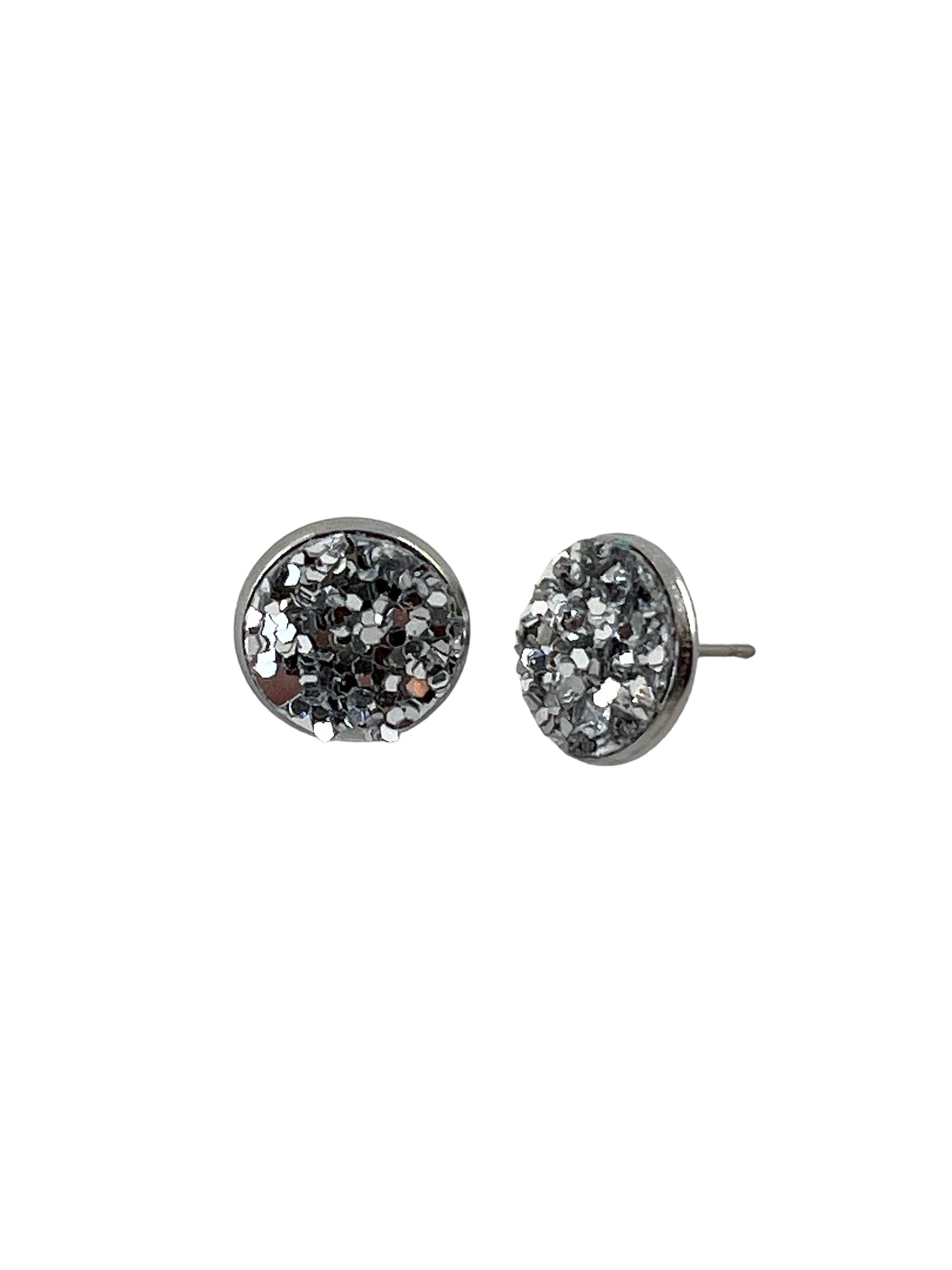Sparkle Stud Earrings-Three Sizes!