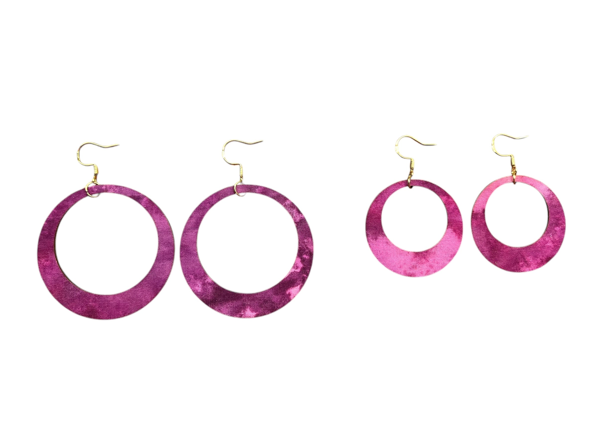 Purple Batik Hoop