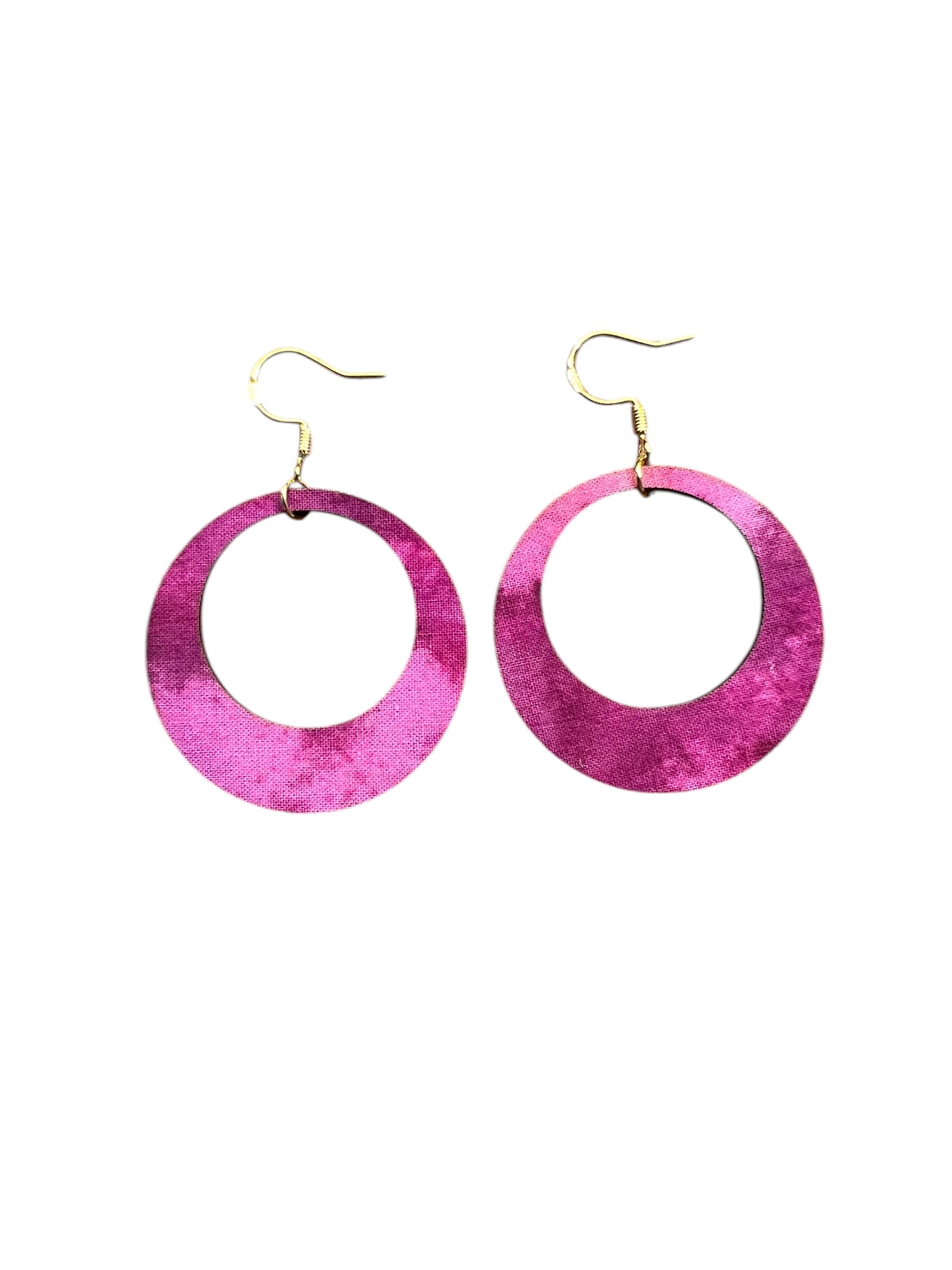 Purple Batik Hoop