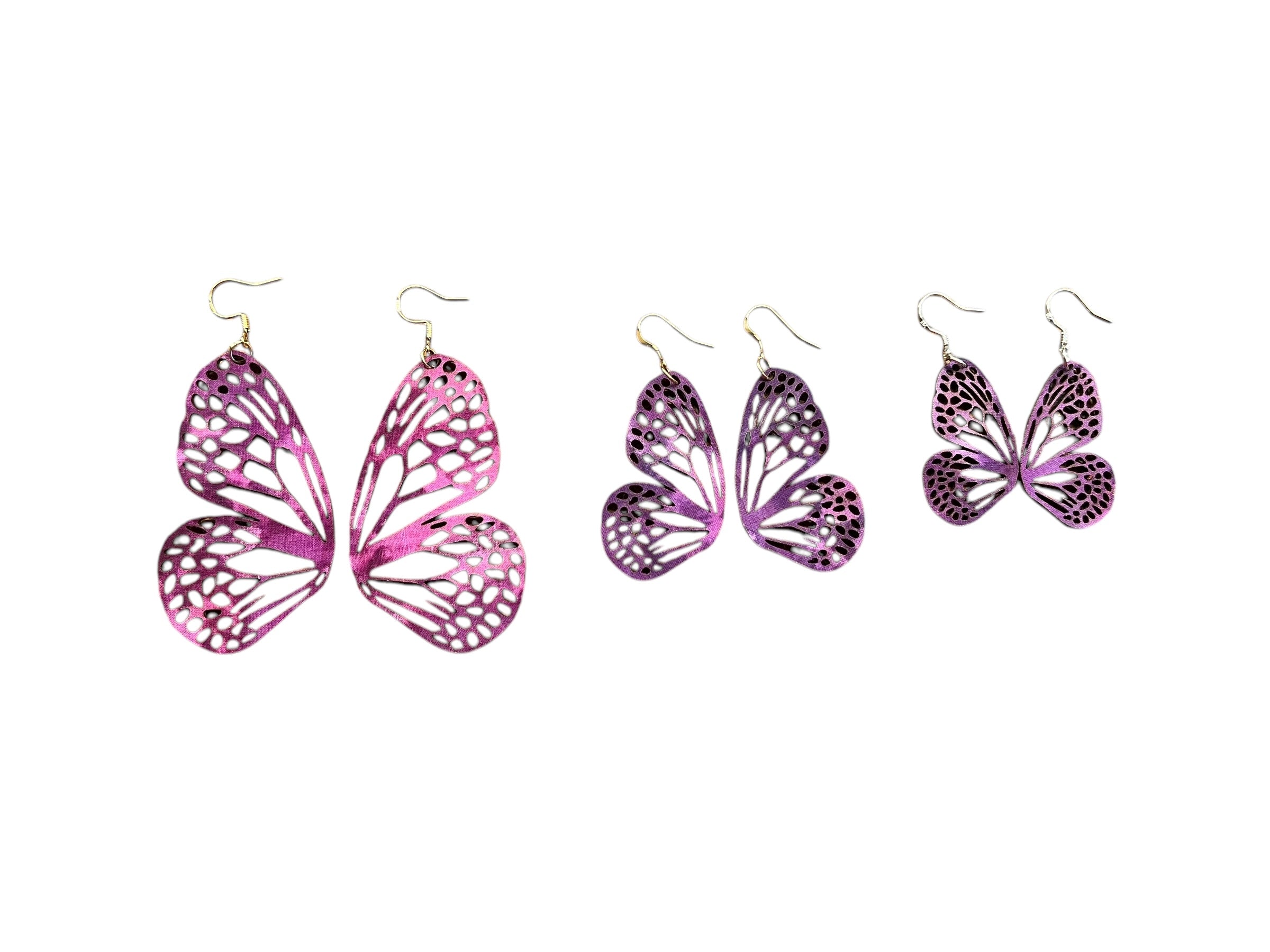 Purple Batik Butterfly Wing