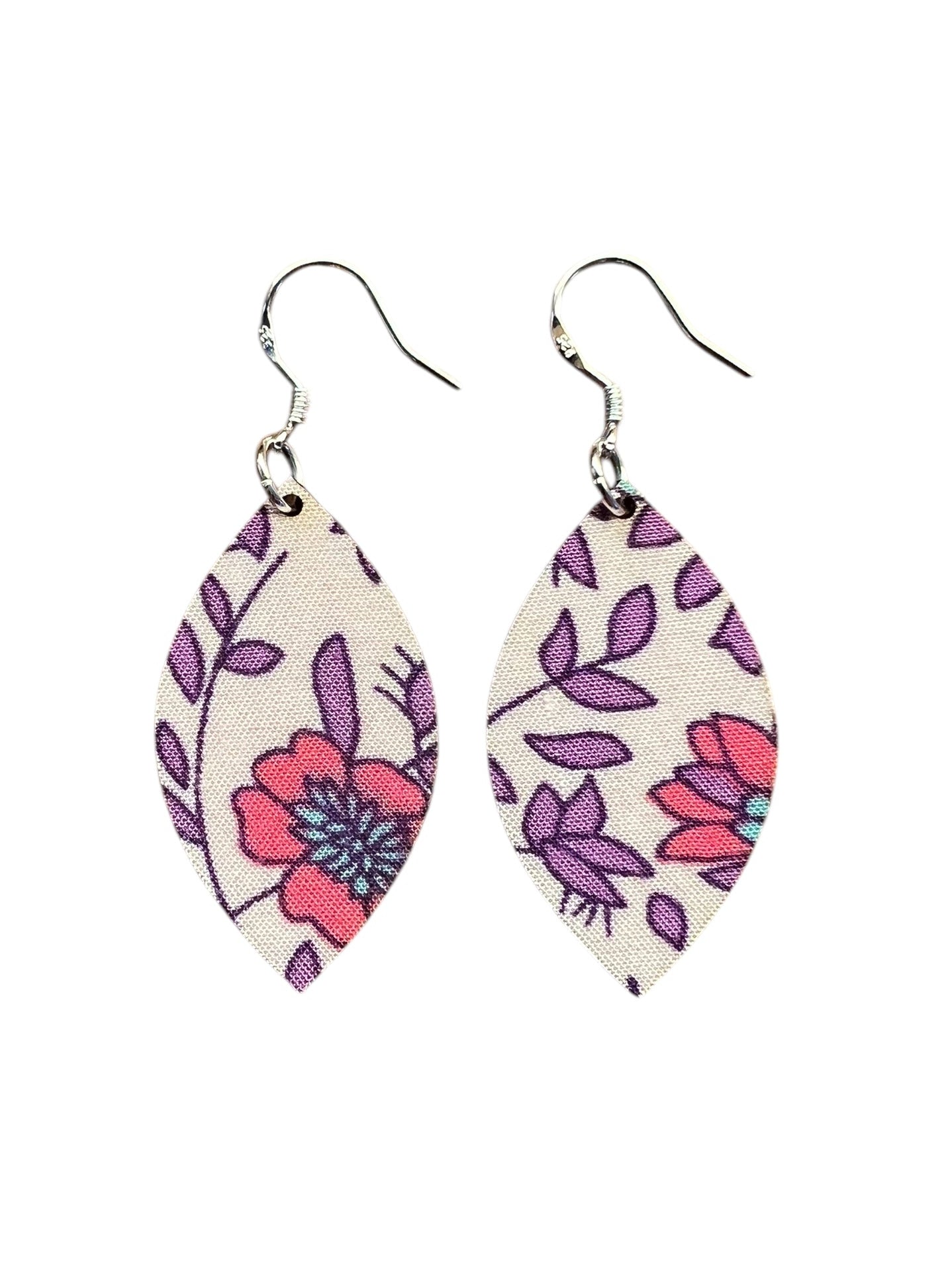 Reloved Boho Floral Mini Leaf Earrings