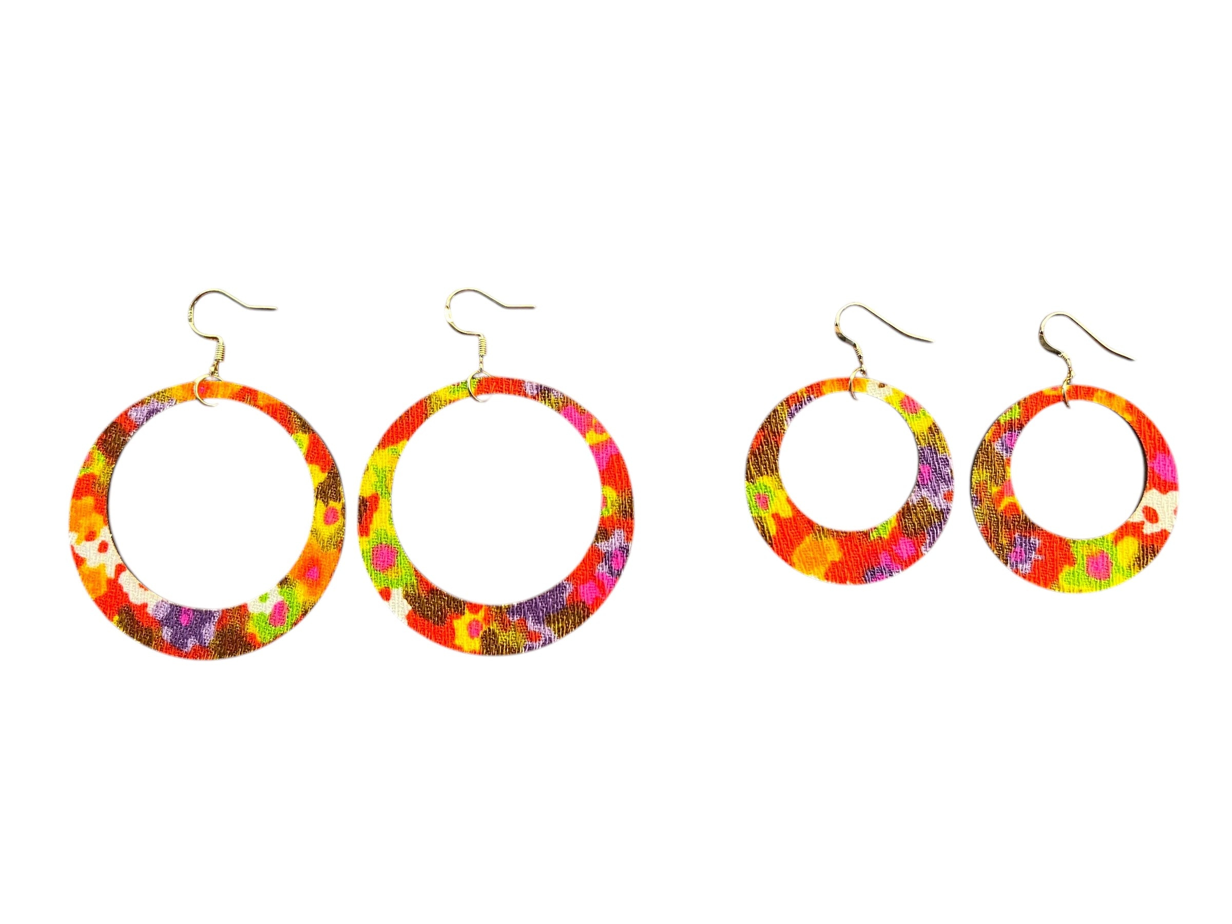 Retro Floral Hoop