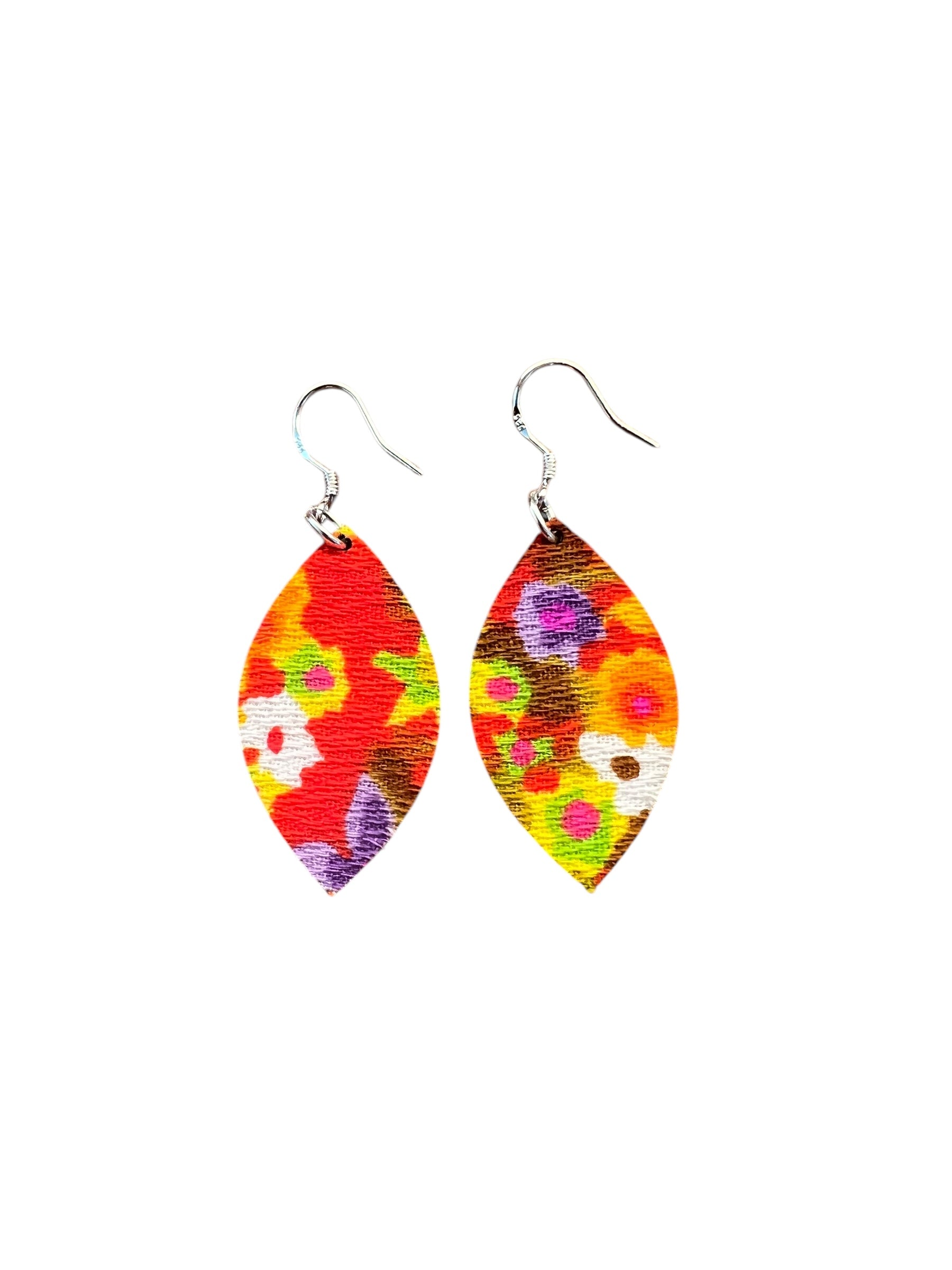 Retro Floral Mini Leaf