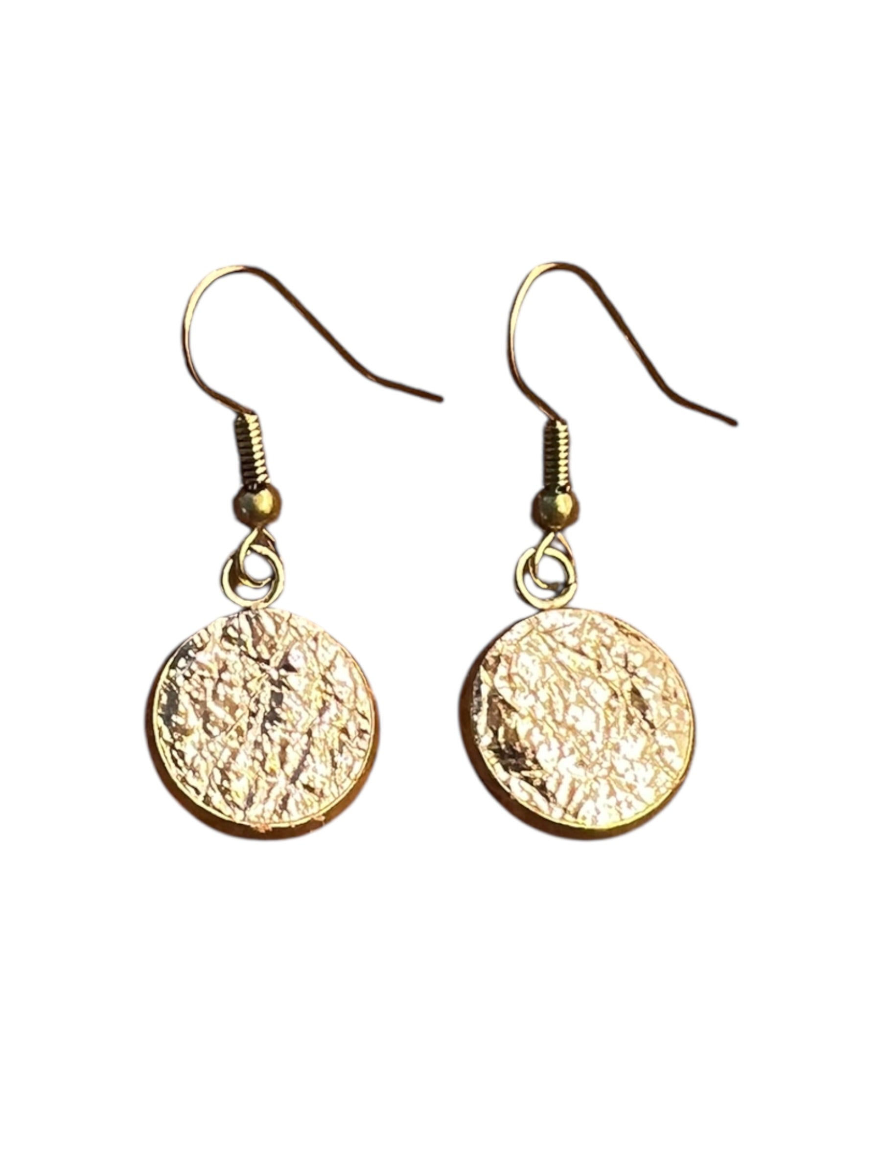 Rose Gold Mini Lantern Earrings — 12 mm — Stainless Steel or Gold Plated