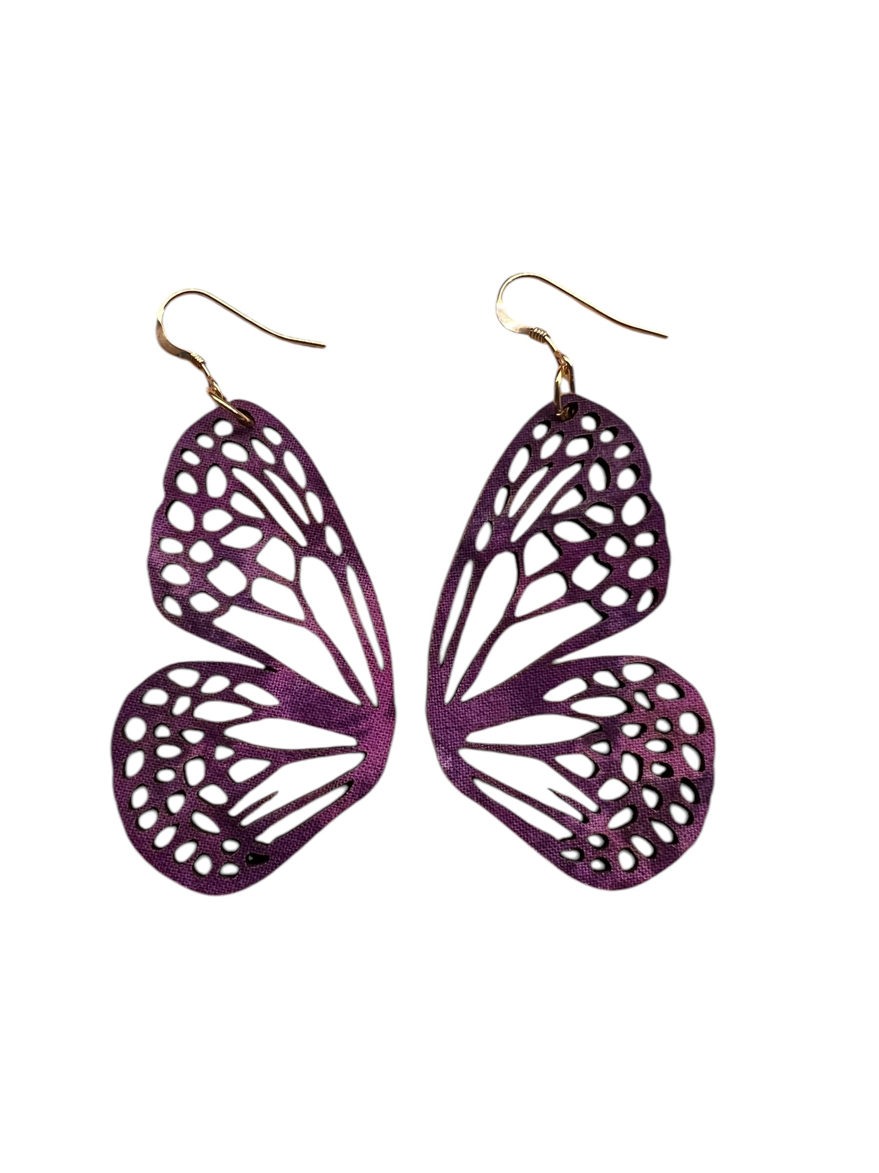 Purple Batik Butterfly Wing