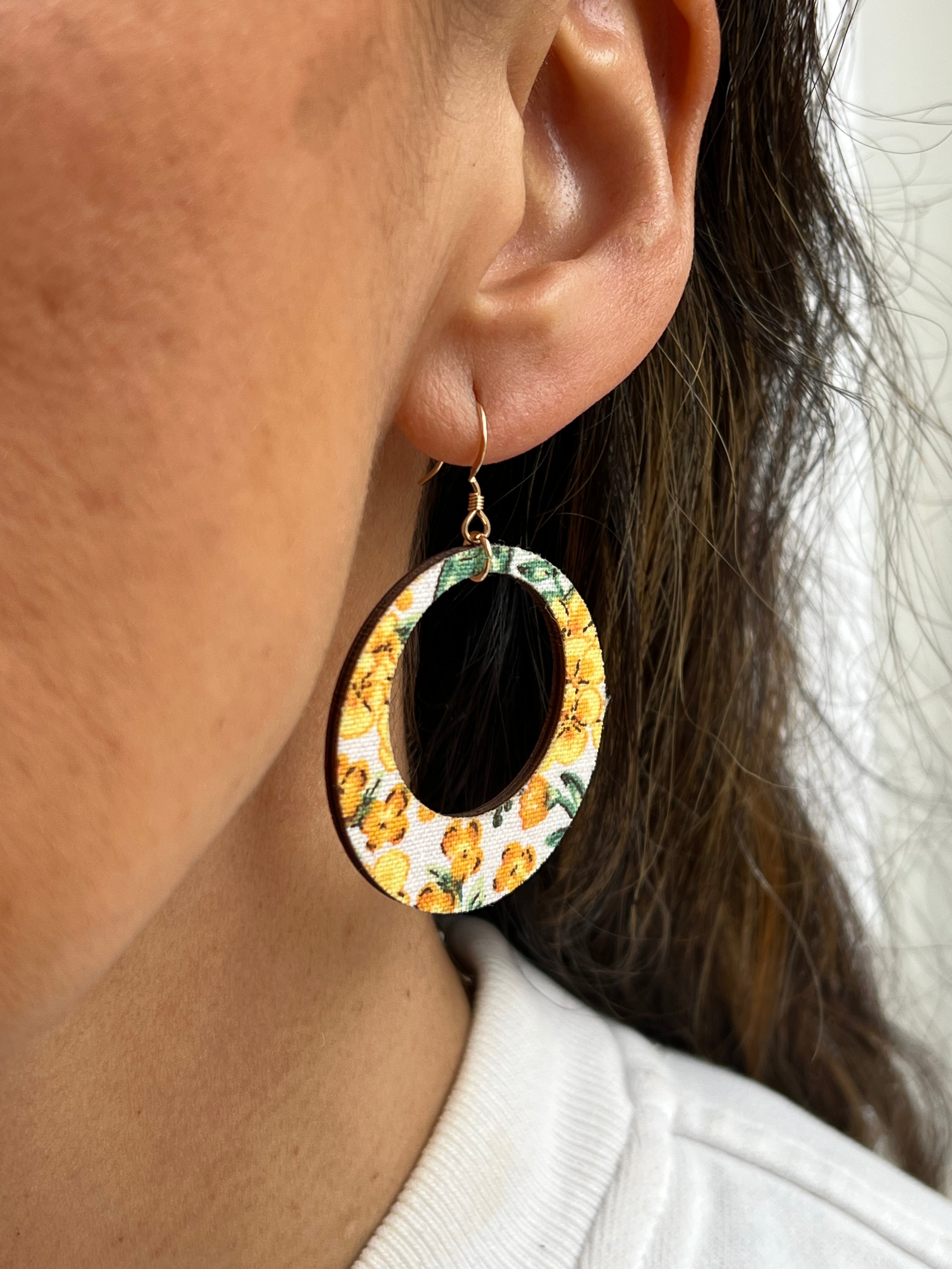 Sunshine Floral Hoop