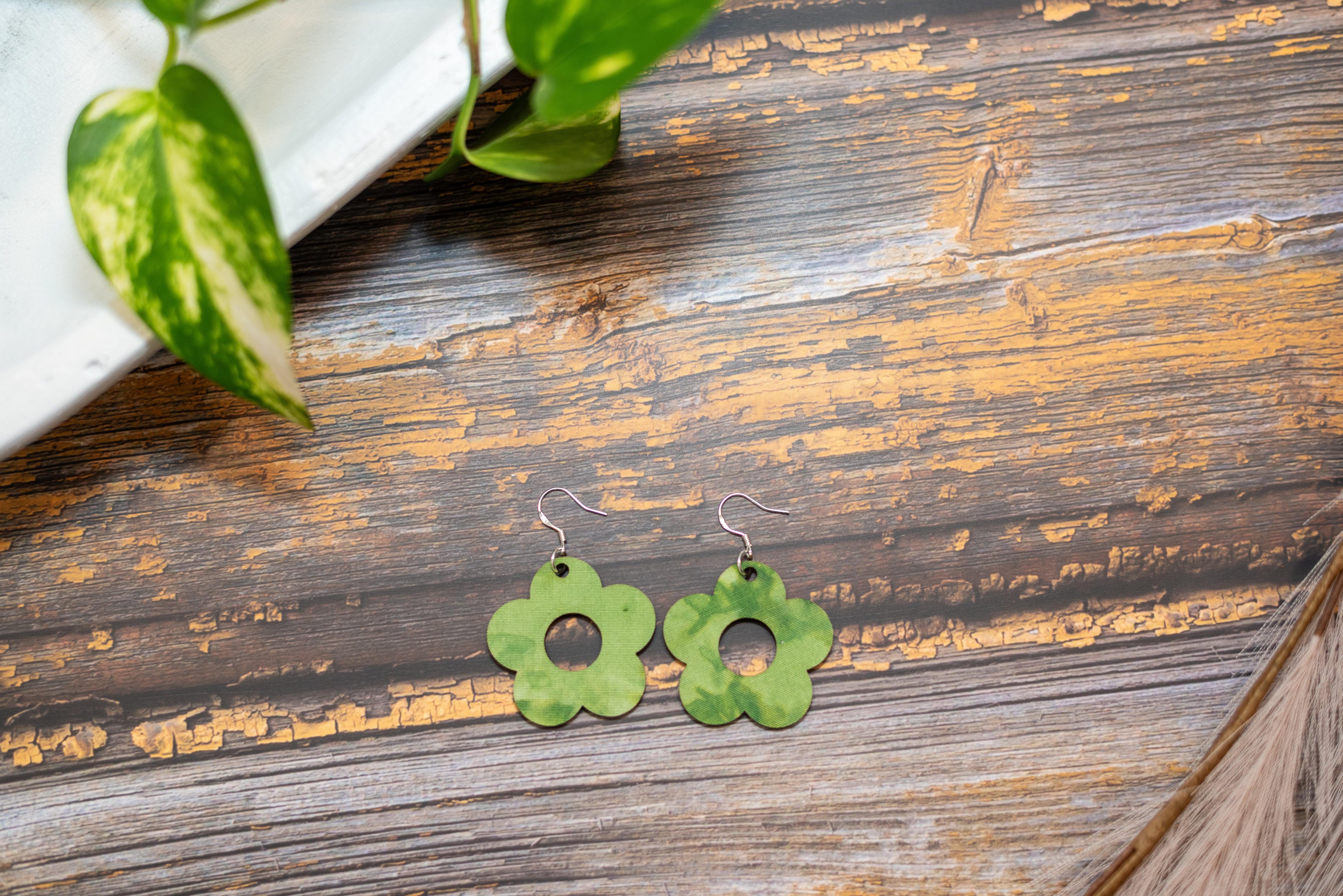 Green Batik Bloom