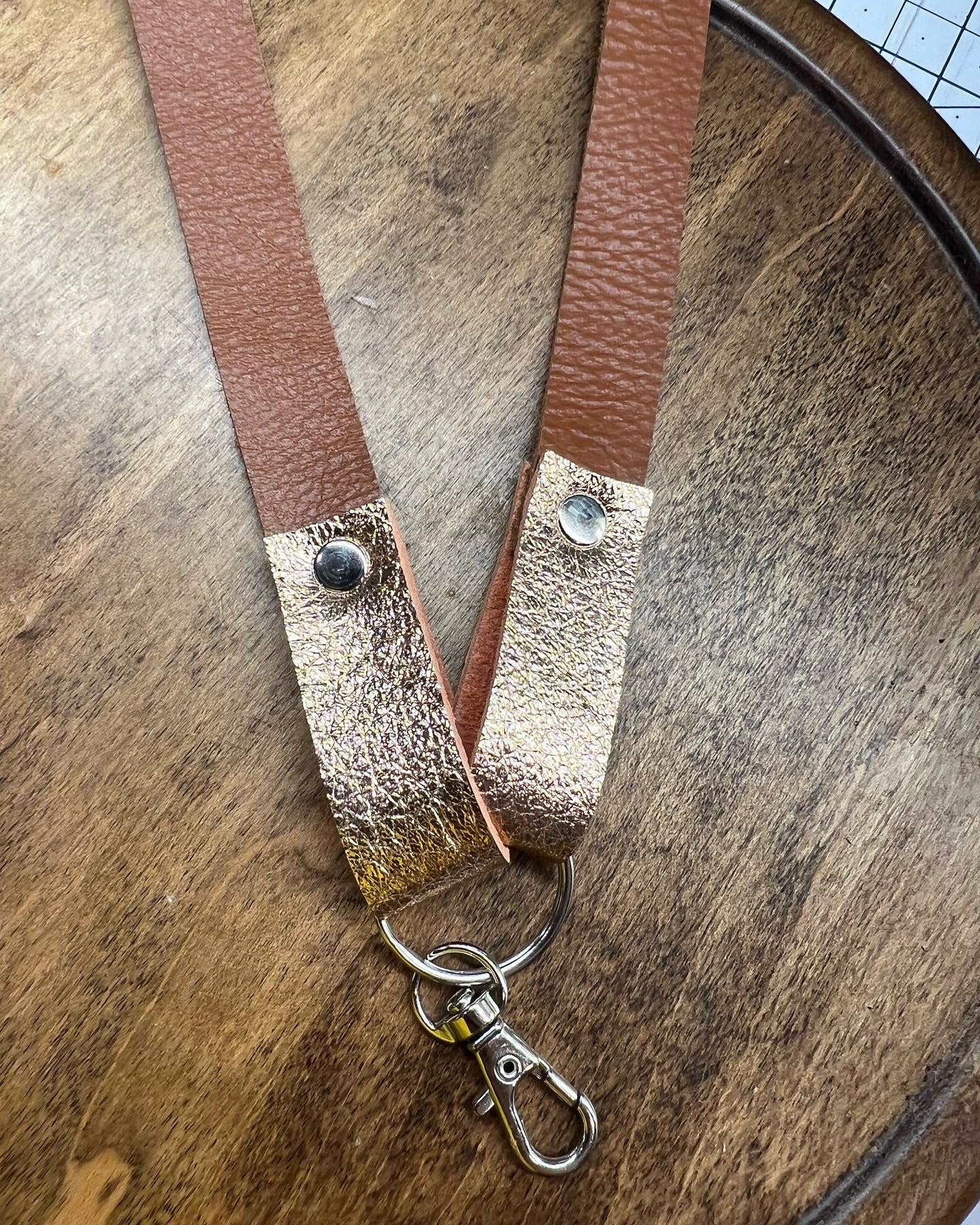 Lisa Leather Lanyard