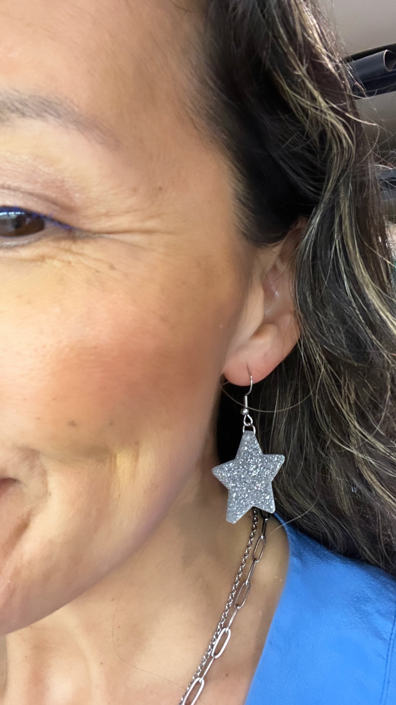 Acrylic Star Earrings