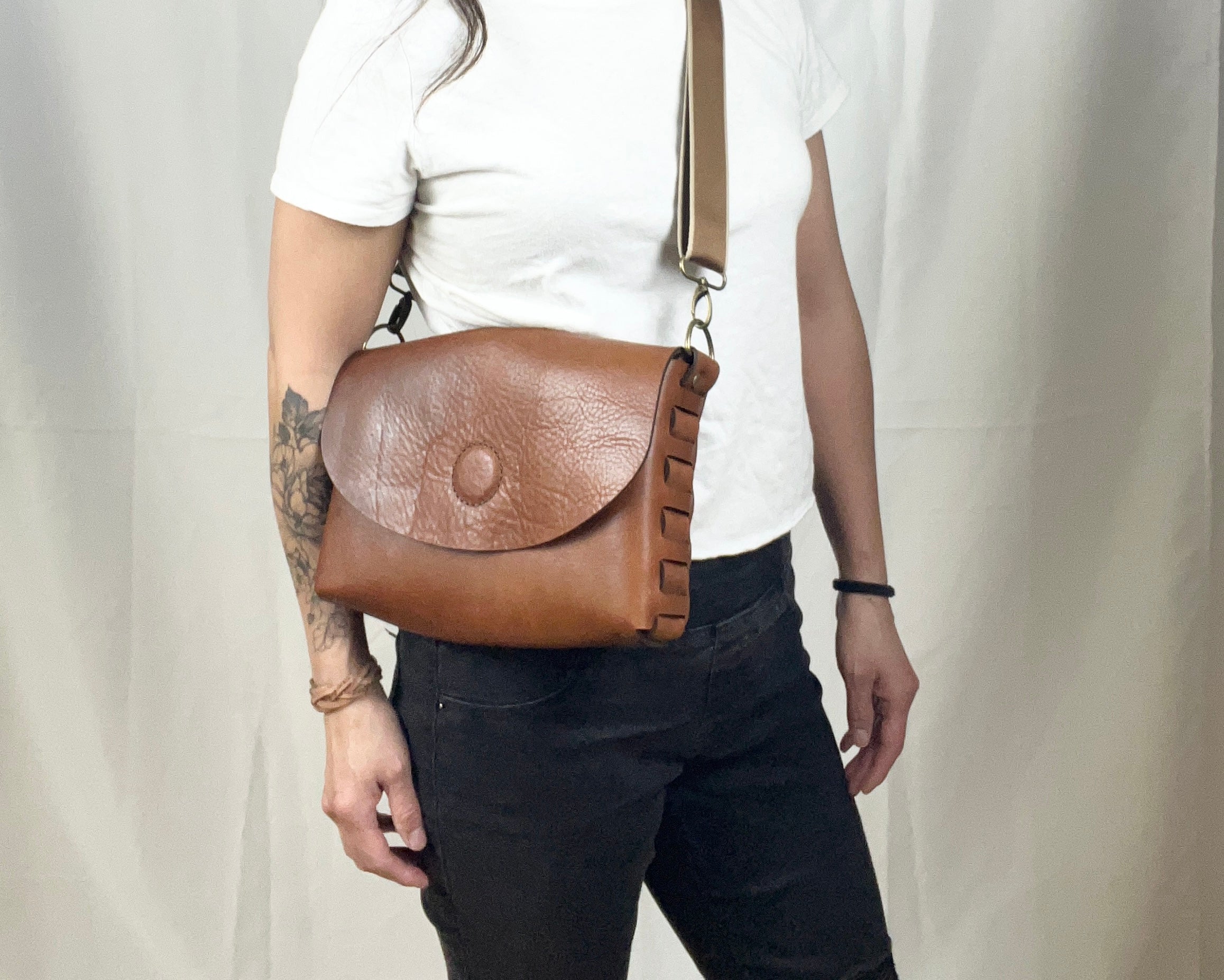 Leather Cross Body Bag