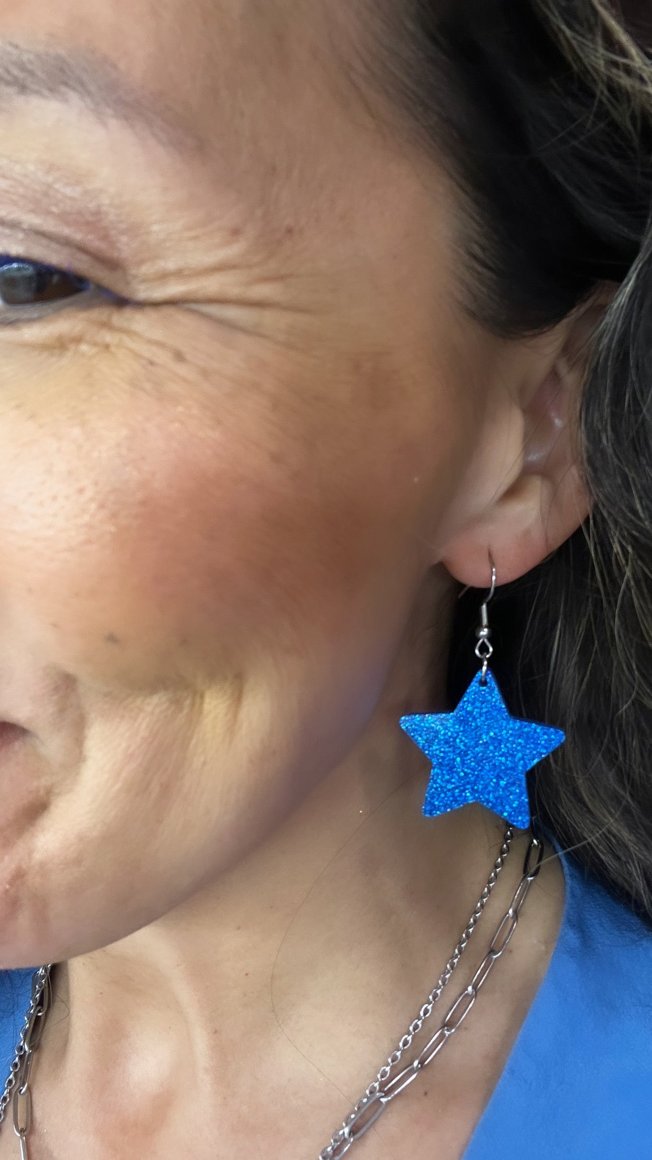 Acrylic Star Earrings