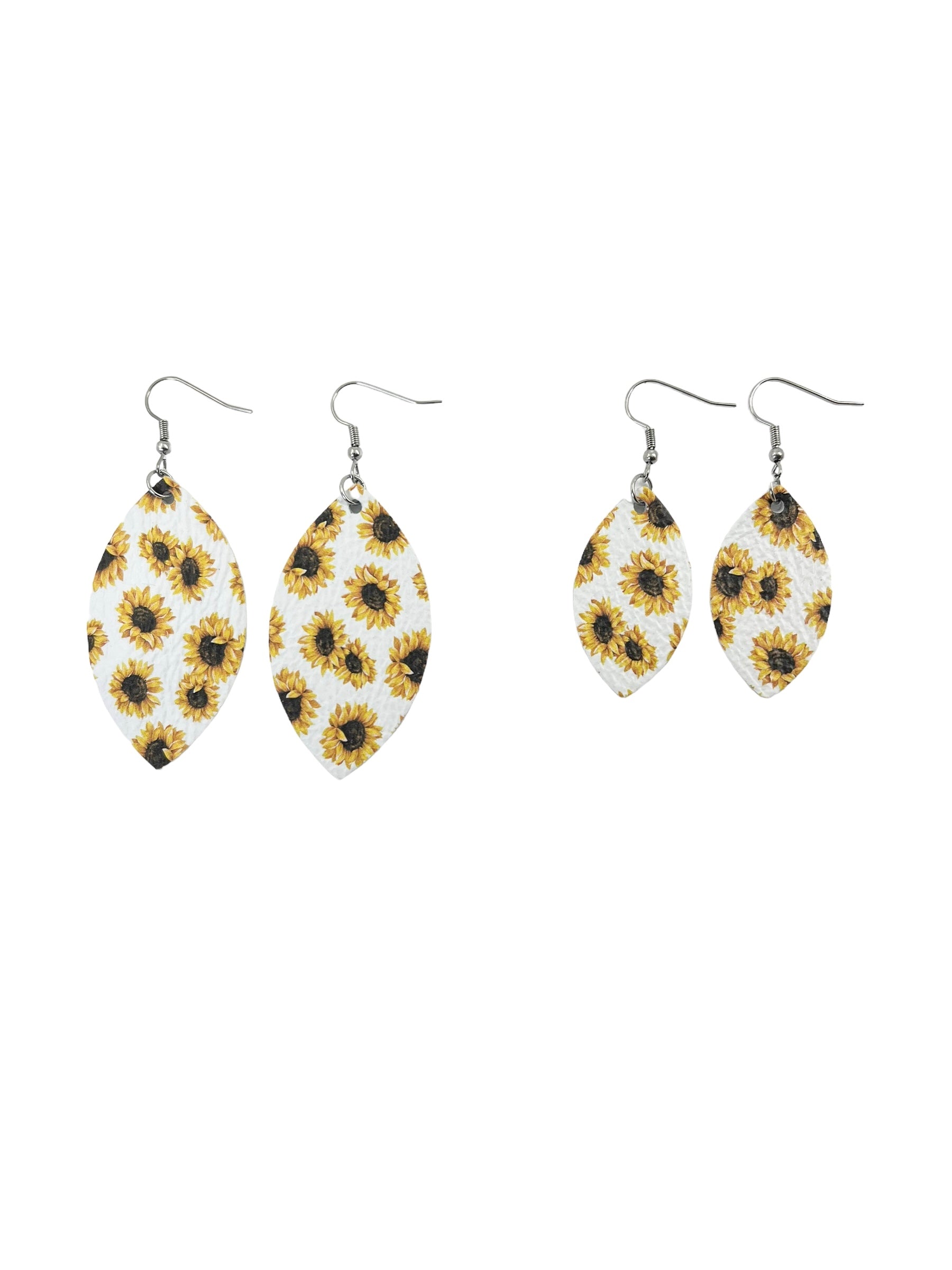 Sunflower Leaf Earrings