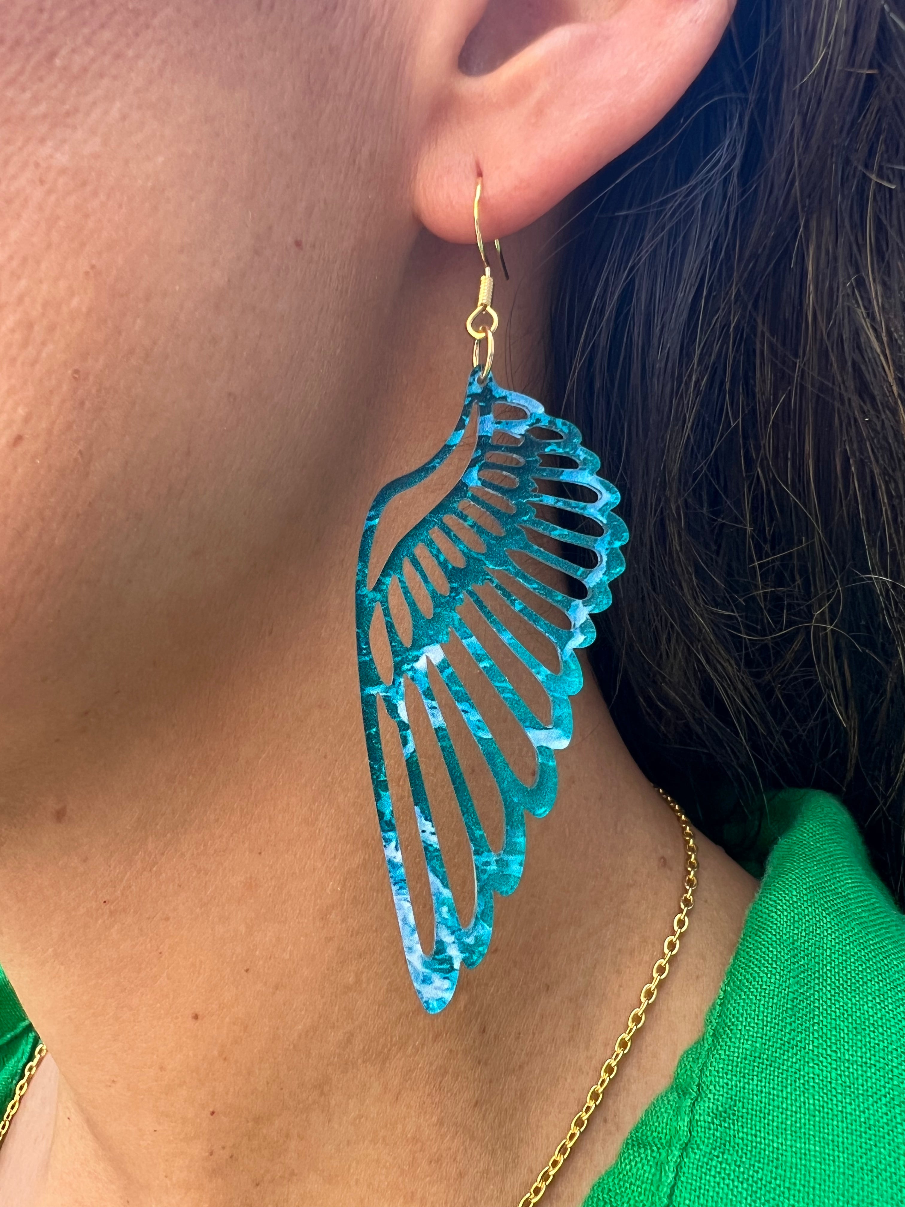Ocean Angel Wing Earrings