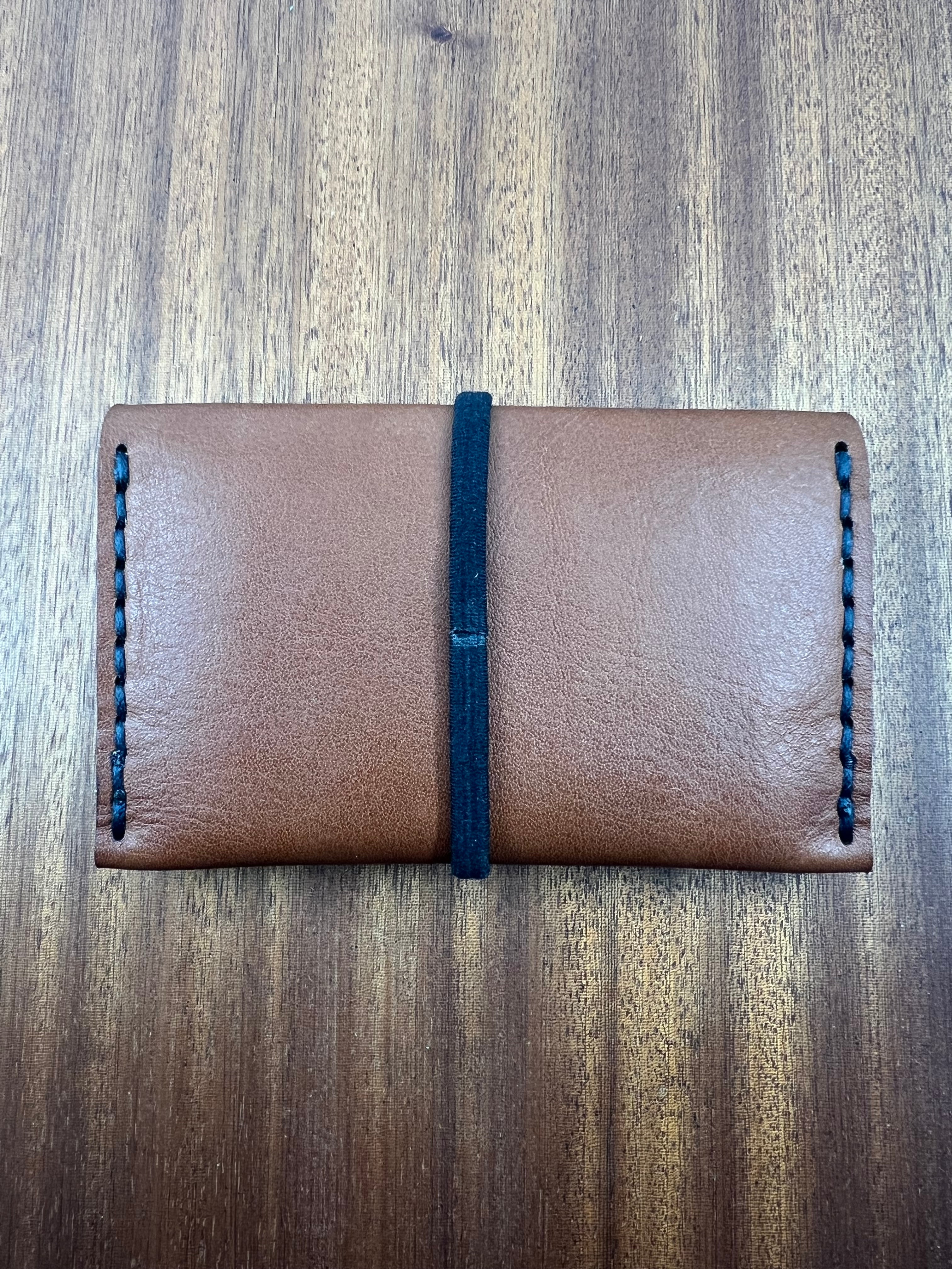 Personalized Leather Card Holder