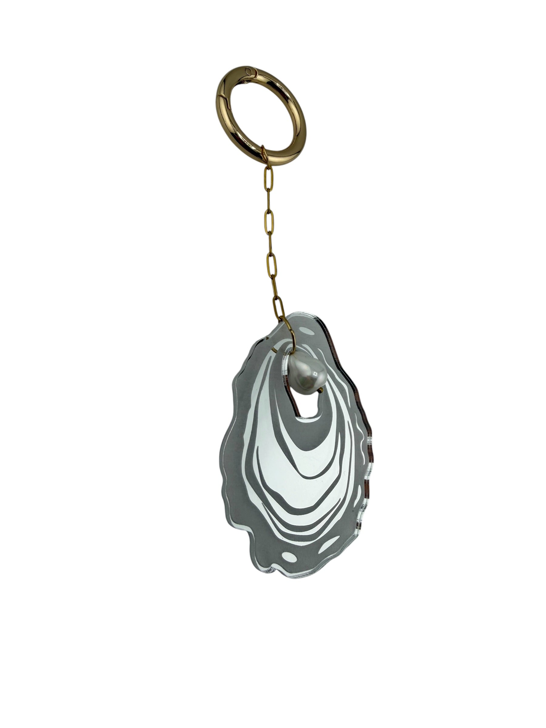 Oyster & Pearl Bag Charm